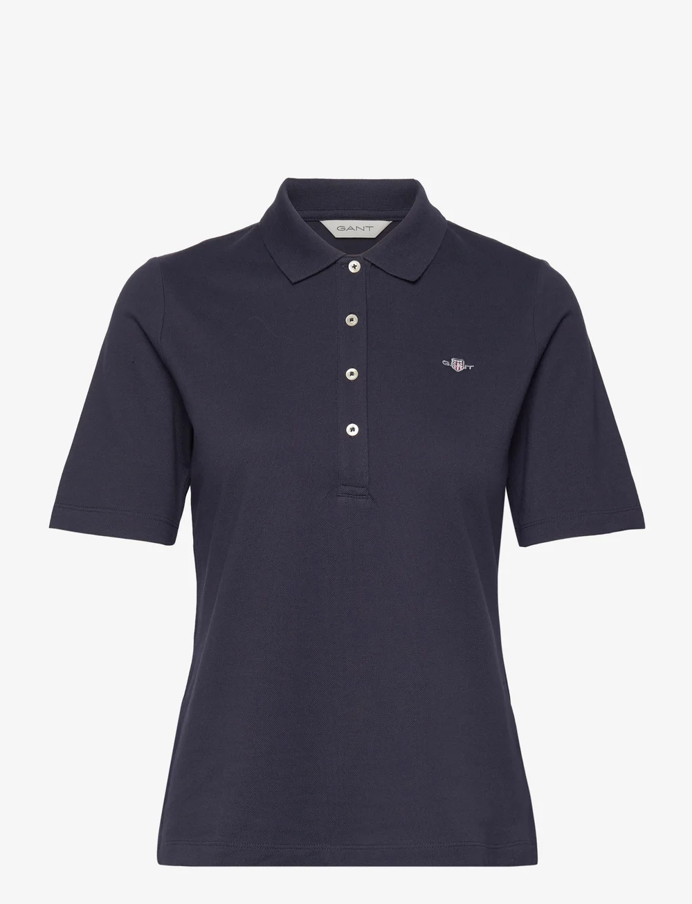 GANT - SLIM SHIELD SS PIQUE POLO - poloer - evening blue - 1