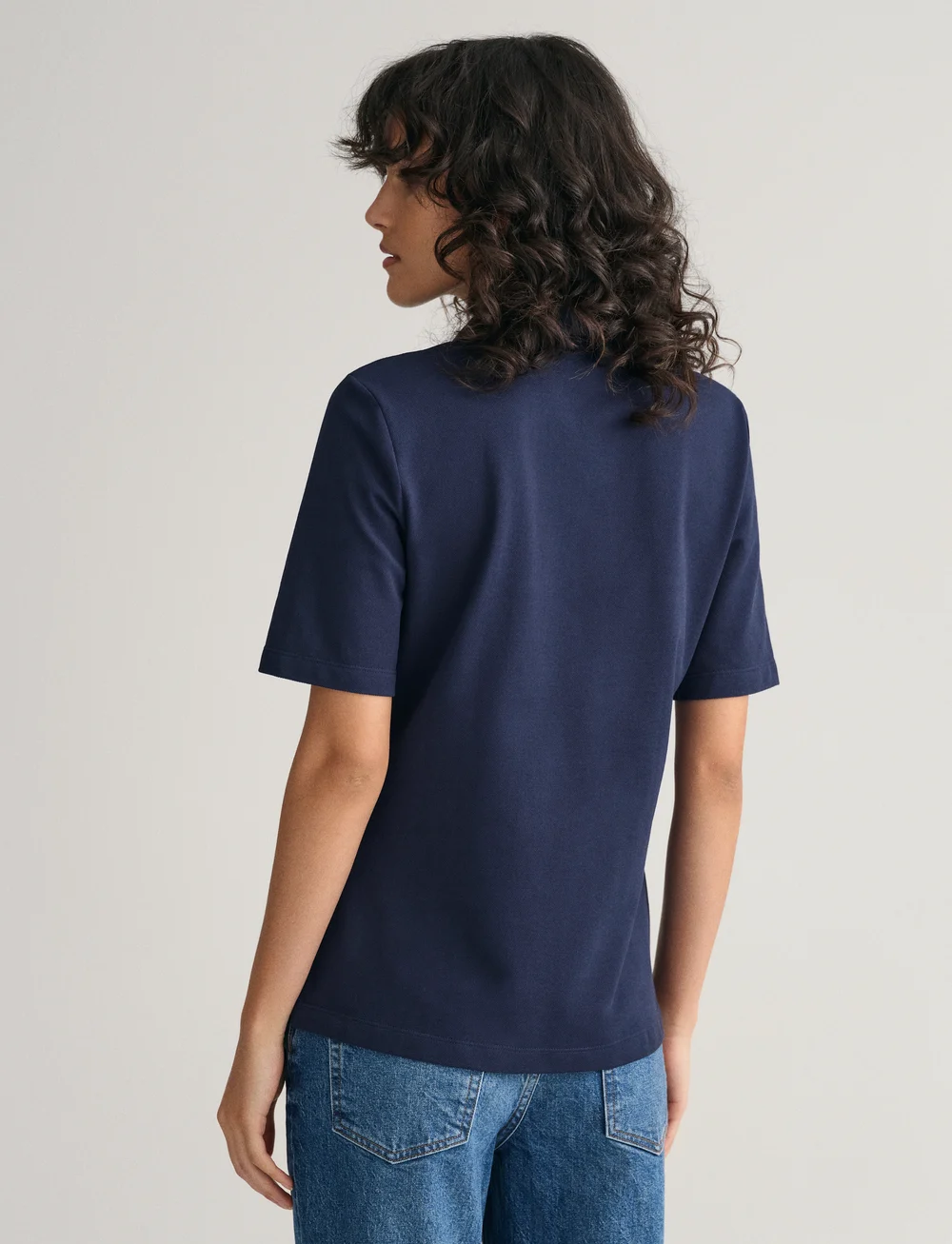GANT - SLIM SHIELD SS PIQUE POLO - poloer - evening blue - 3