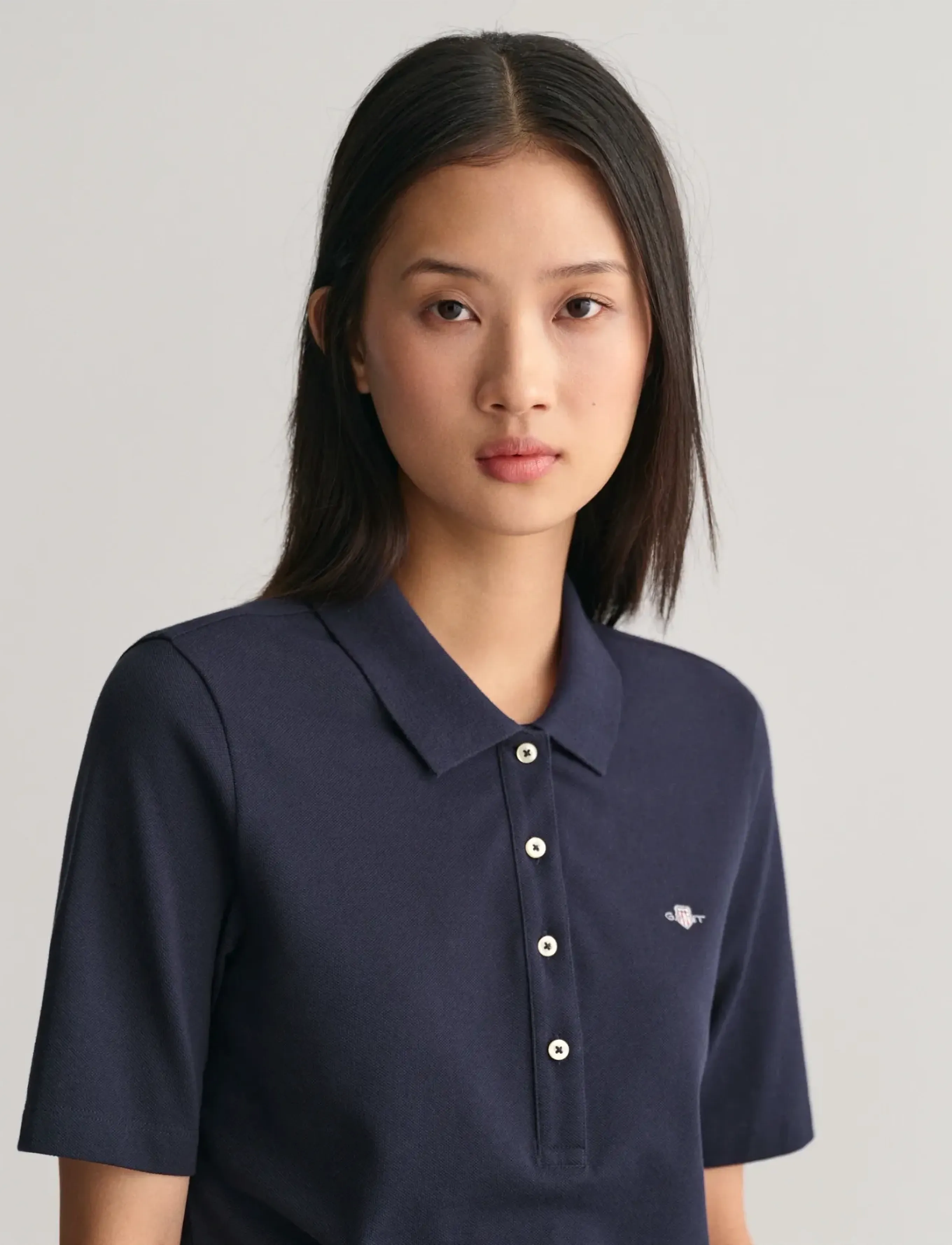 Gant Slim Shield Ss Pique Polo blusar dam – bild 7
