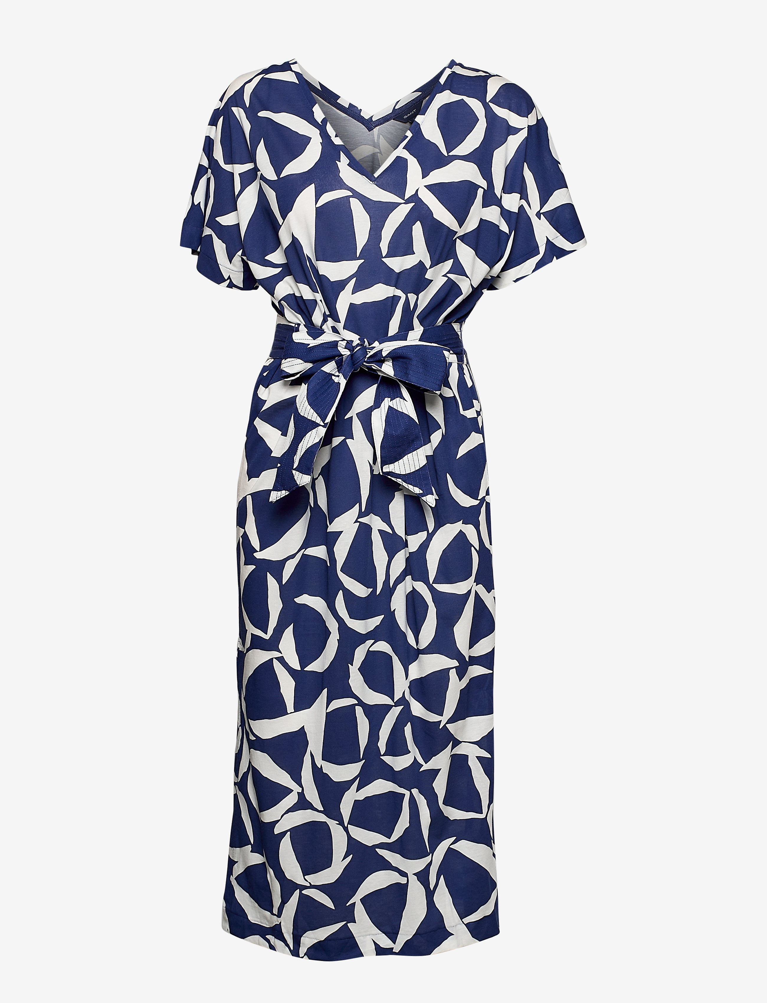 GANT - D1. CRESENT BLOOM JERSEY DRESS - crisp blue - 0