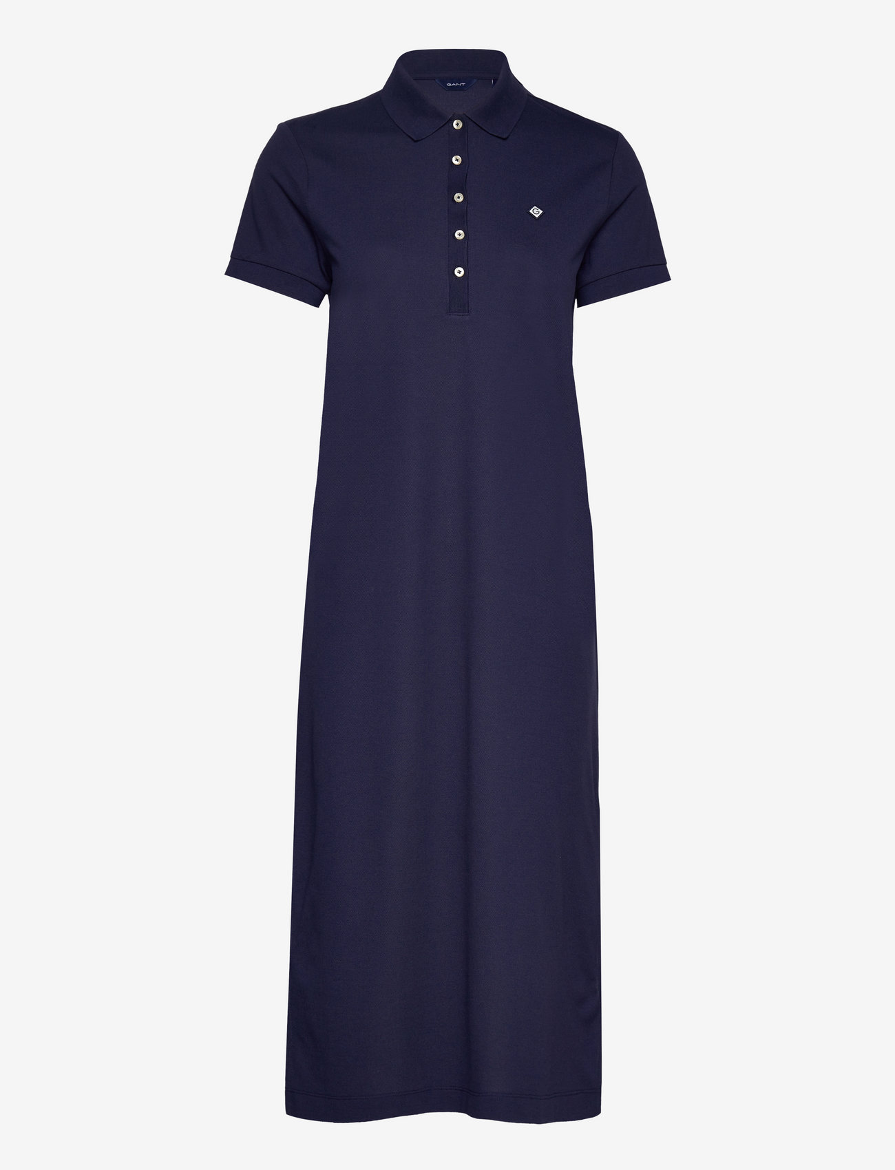 GANT - PIQUE POLO DRESS - evening blue - 0