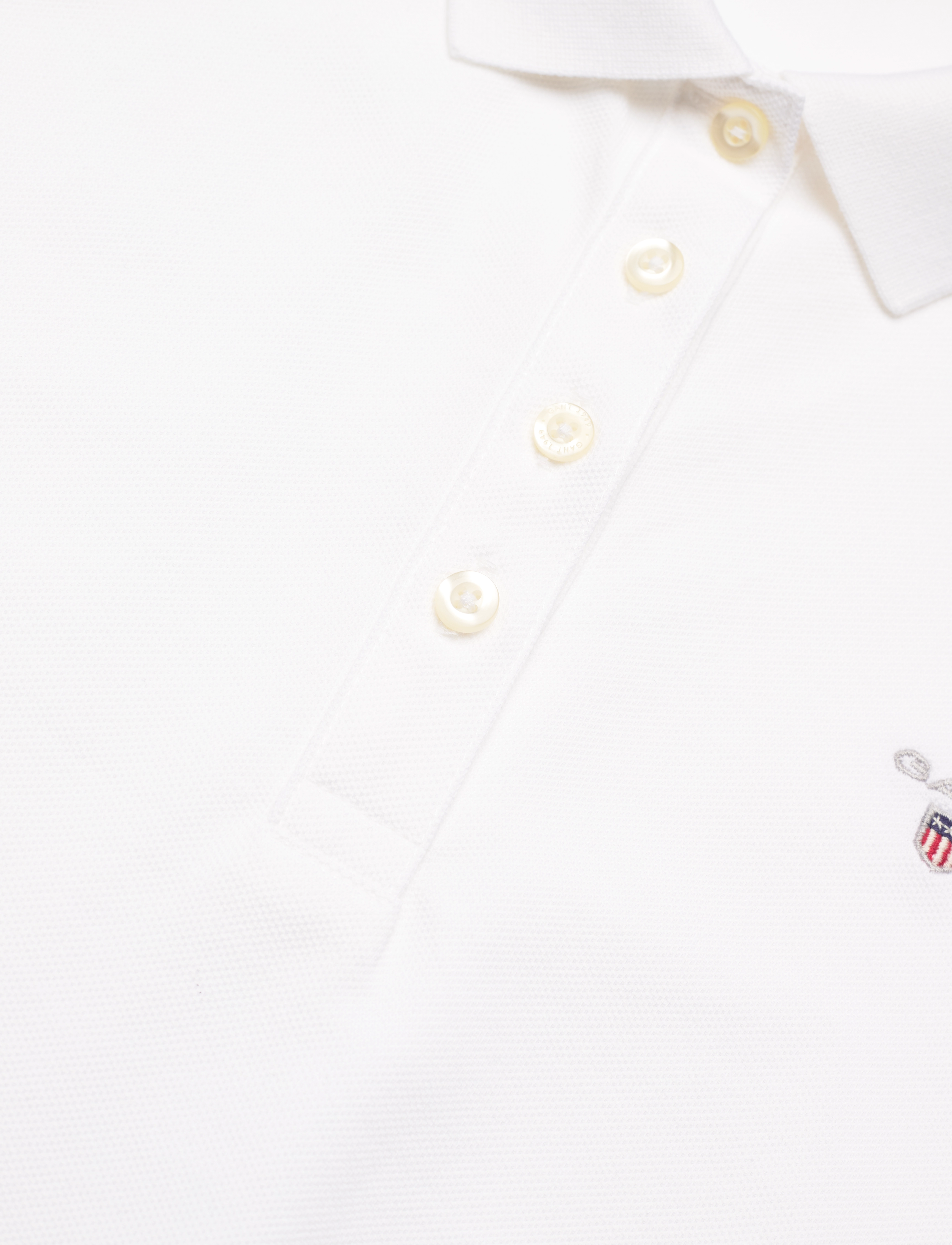 GANT - ORIGINAL LS PIQUE - white - 2