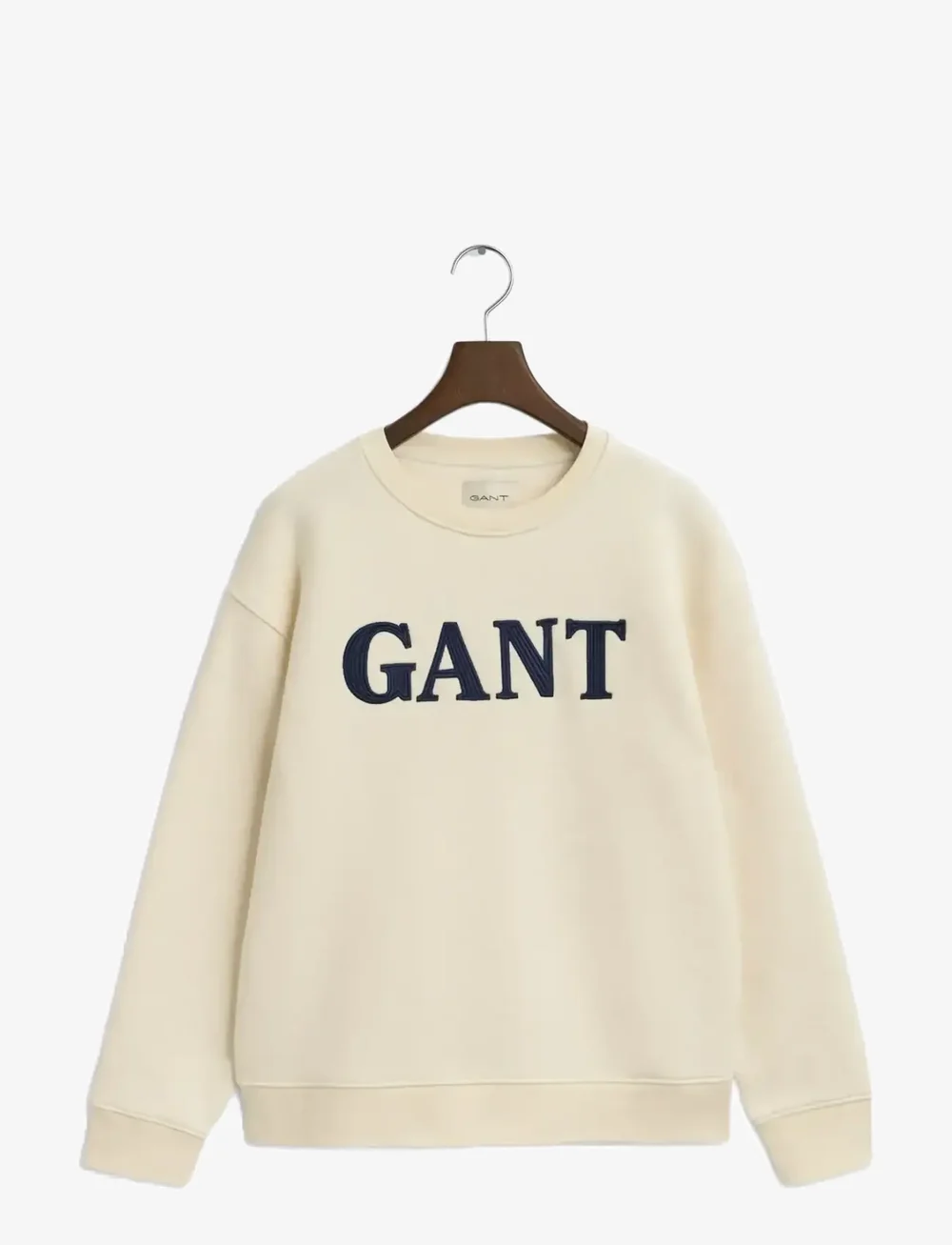 GANT - GRAPHIC C-NECK SWEAT - modetrender - cream - 1