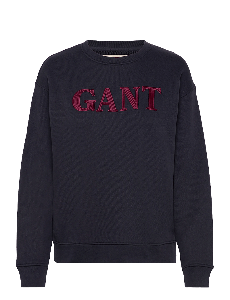 GANT - GRAPHIC C-NECK SWEAT - modetrender - evening blue - 0
