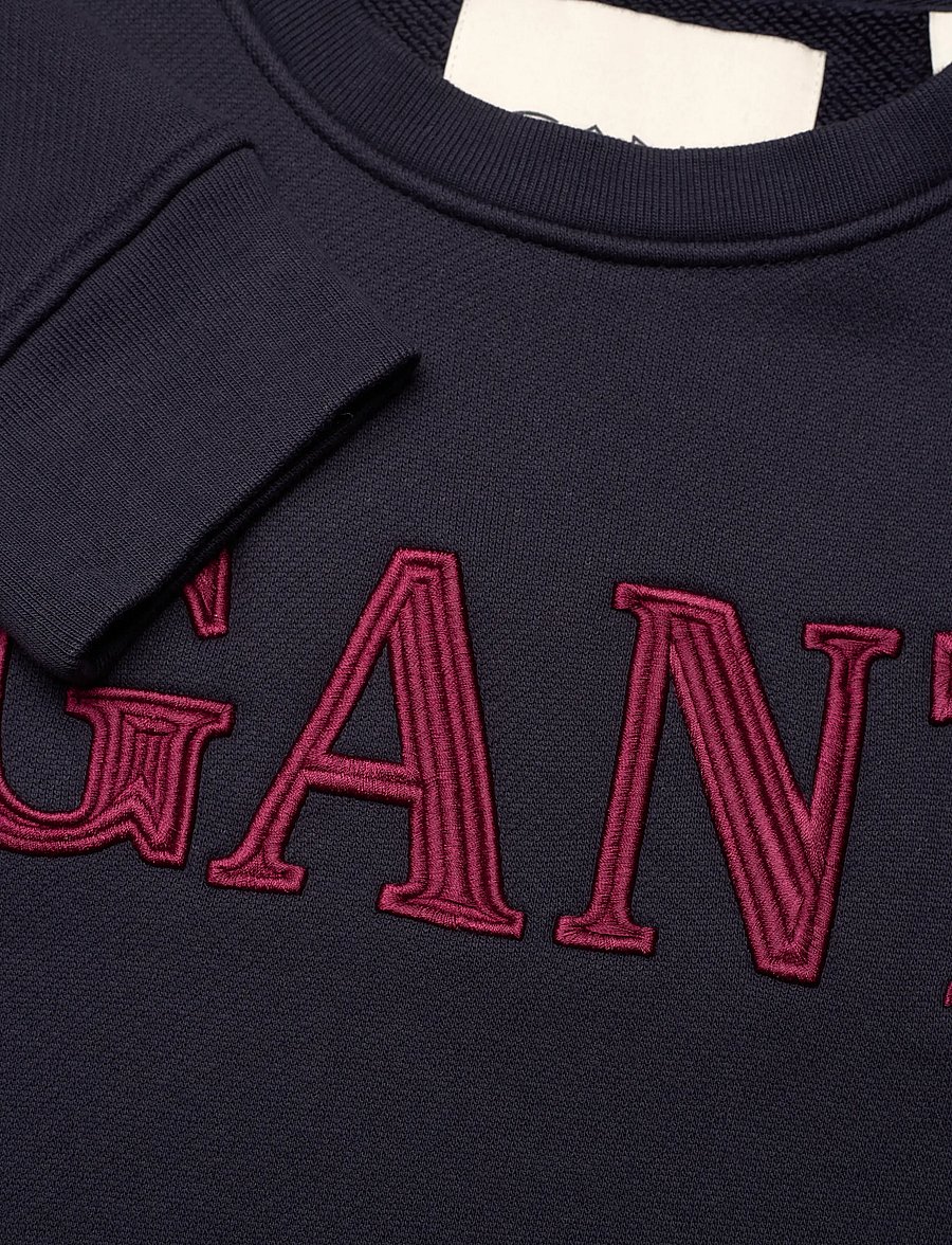 Gant - GRAPHIC C-NECK SWEAT - mode trends - evening blue - 2