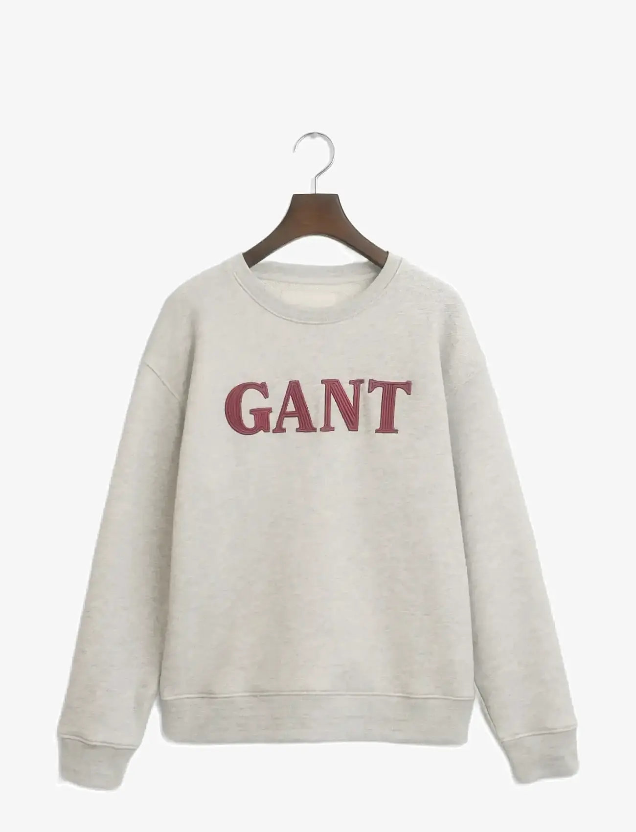 GANT - GRAPHIC C-NECK SWEAT - modetrends - light grey melange - 1