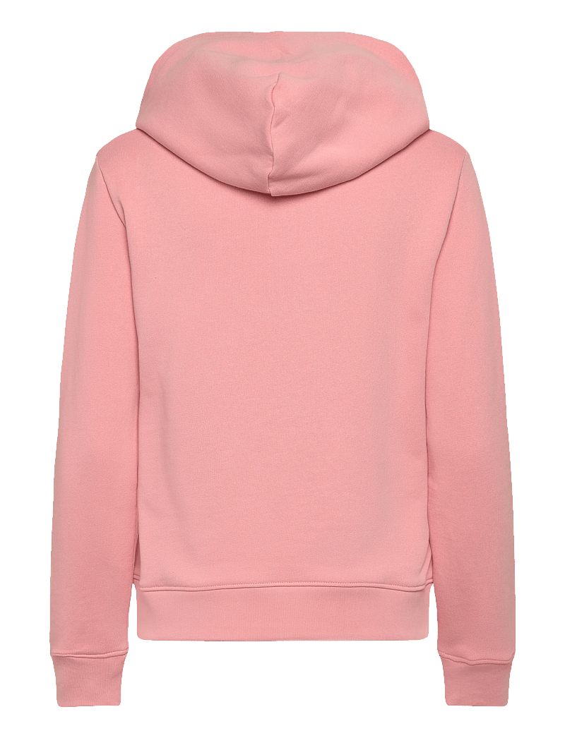 GANT - REG ARCH PRINT HOODIE - hættetrøjer - summer rose - 1