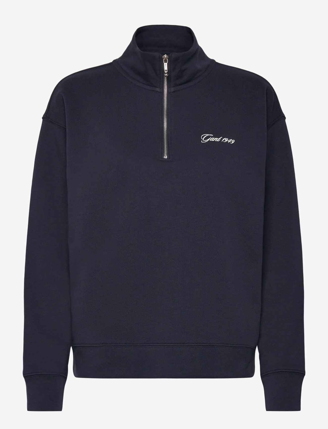 GANT - SCRIPT HALF ZIP SWEAT - women - evening blue - 0