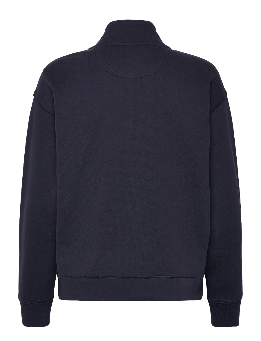 Gant - SCRIPT HALF ZIP SWEAT - sweatshirts - evening blue - 1