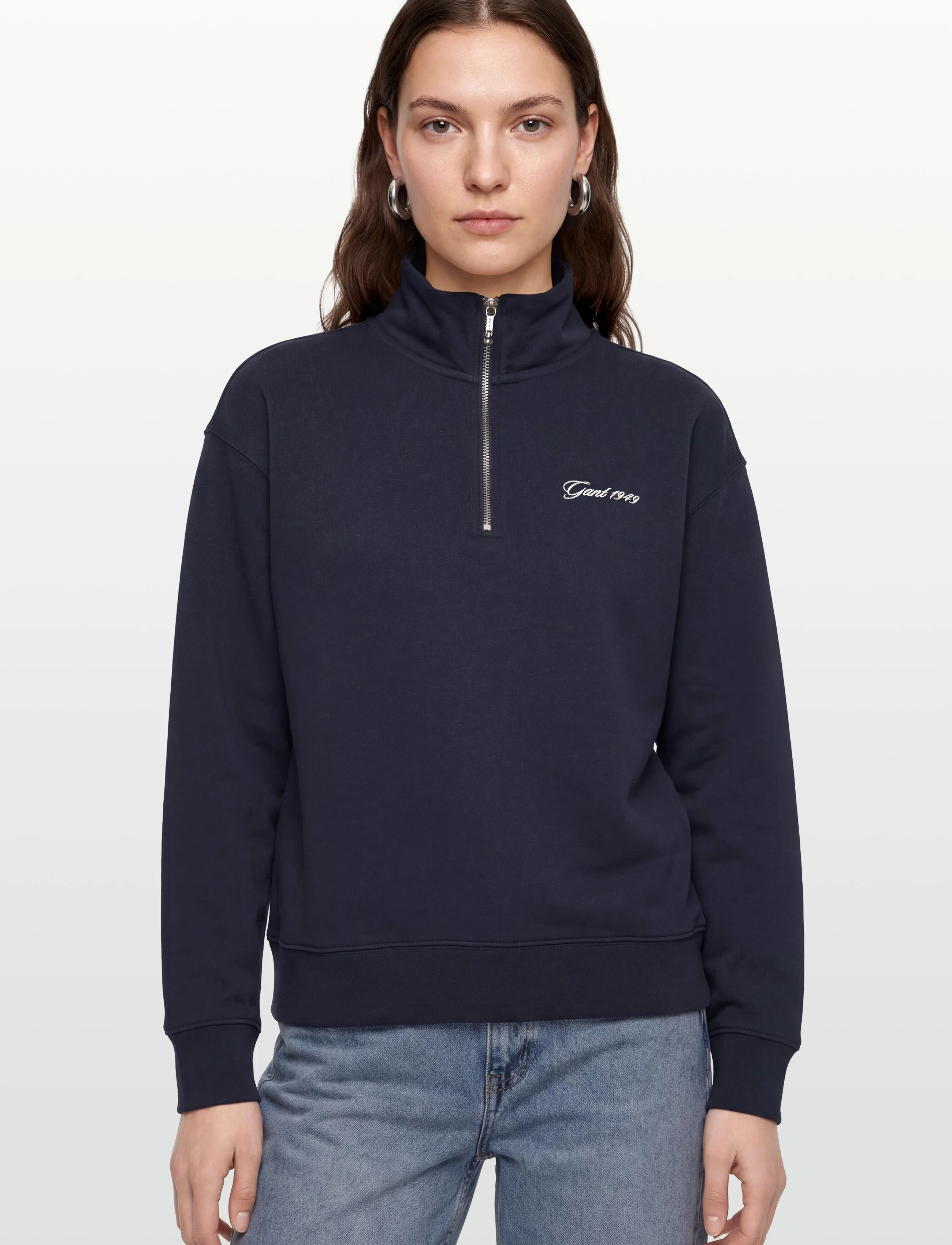 Script Half Zip Sweat 2
