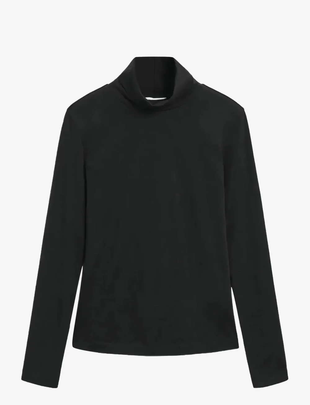 GANT - LIGHT COTTON LS TURTLENECK - polotröjor - black - 1