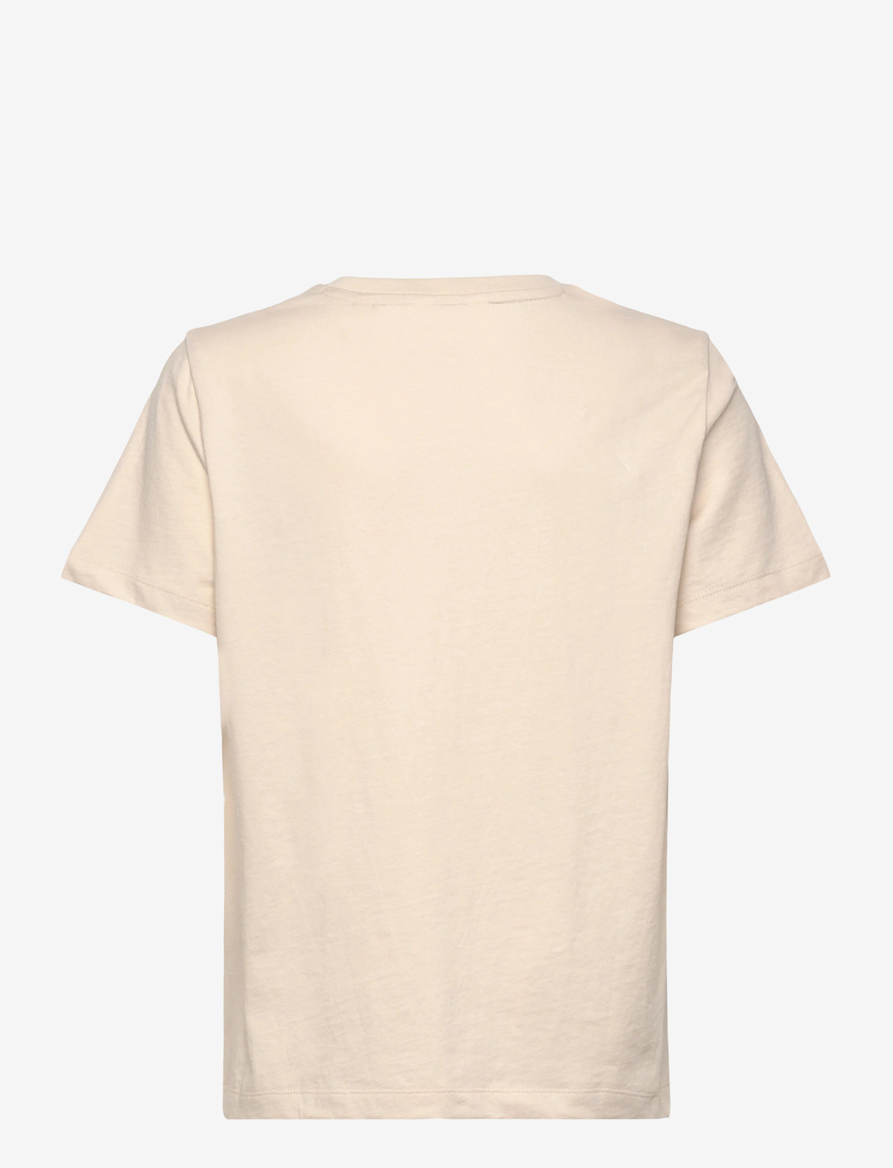 Gant - REG COTTON GRAPHIC SS T-SHIRT - t-shirts - putty - 1