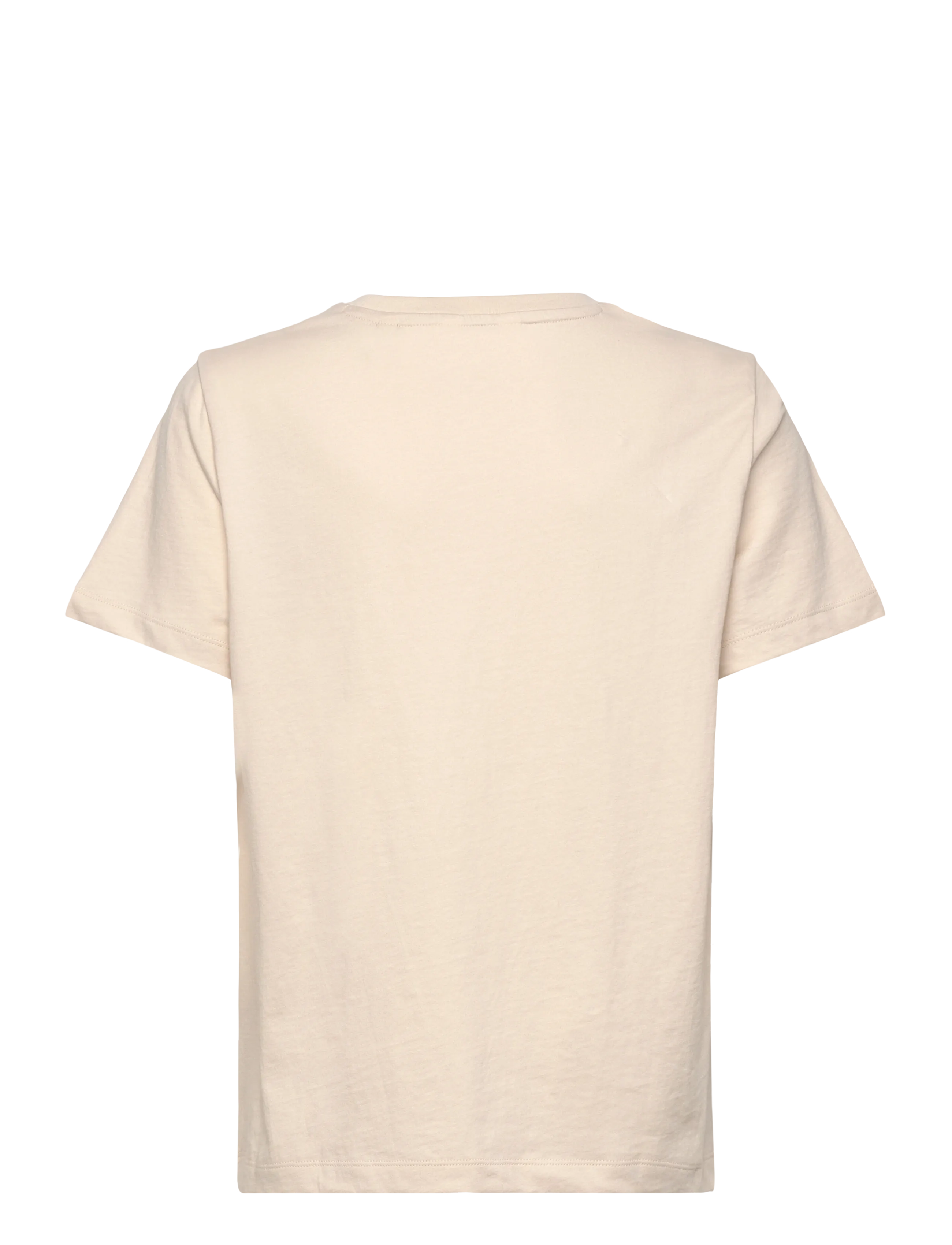 Gant - REG COTTON GRAPHIC SS T-SHIRT - t-shirts - putty - 1