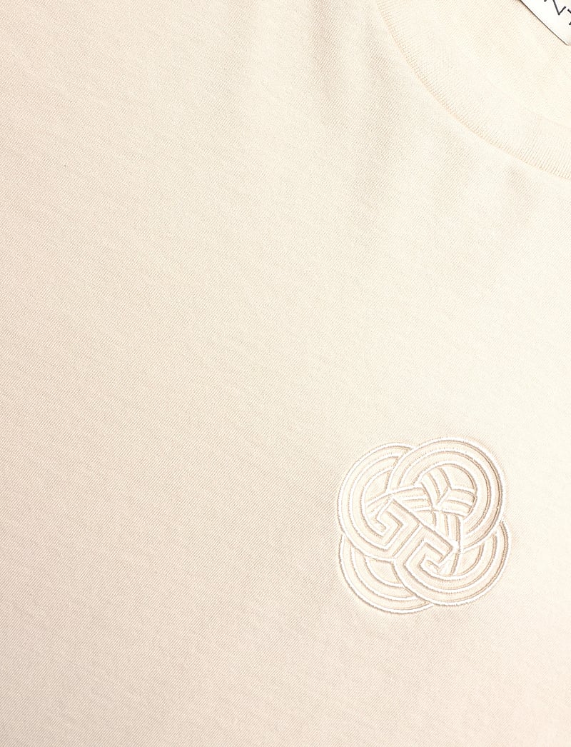 GANT - REG COTTON GRAPHIC SS T-SHIRT - t-shirts - putty - 2