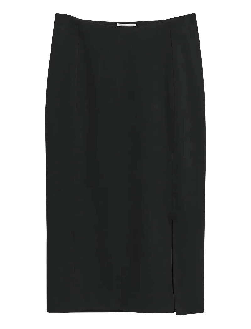 GANT - JERSEY PENCIL SKIRT - pencil skirts - black - 1