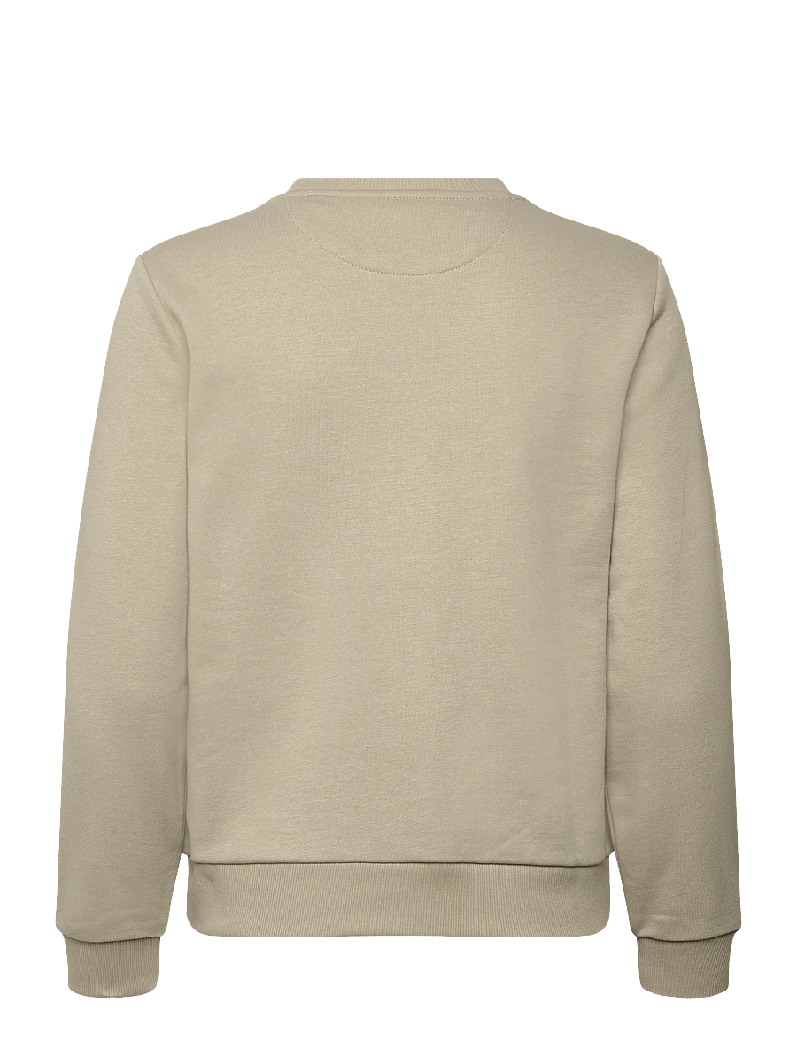 Gant - REG TONAL SHIELD C-NECK SWEAT - sweatshirts - country beige - 2