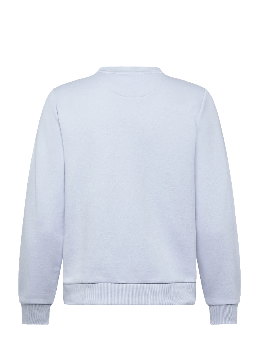 Gant - REG TONAL SHIELD C-NECK SWEAT - sweatshirts - light blue - 2