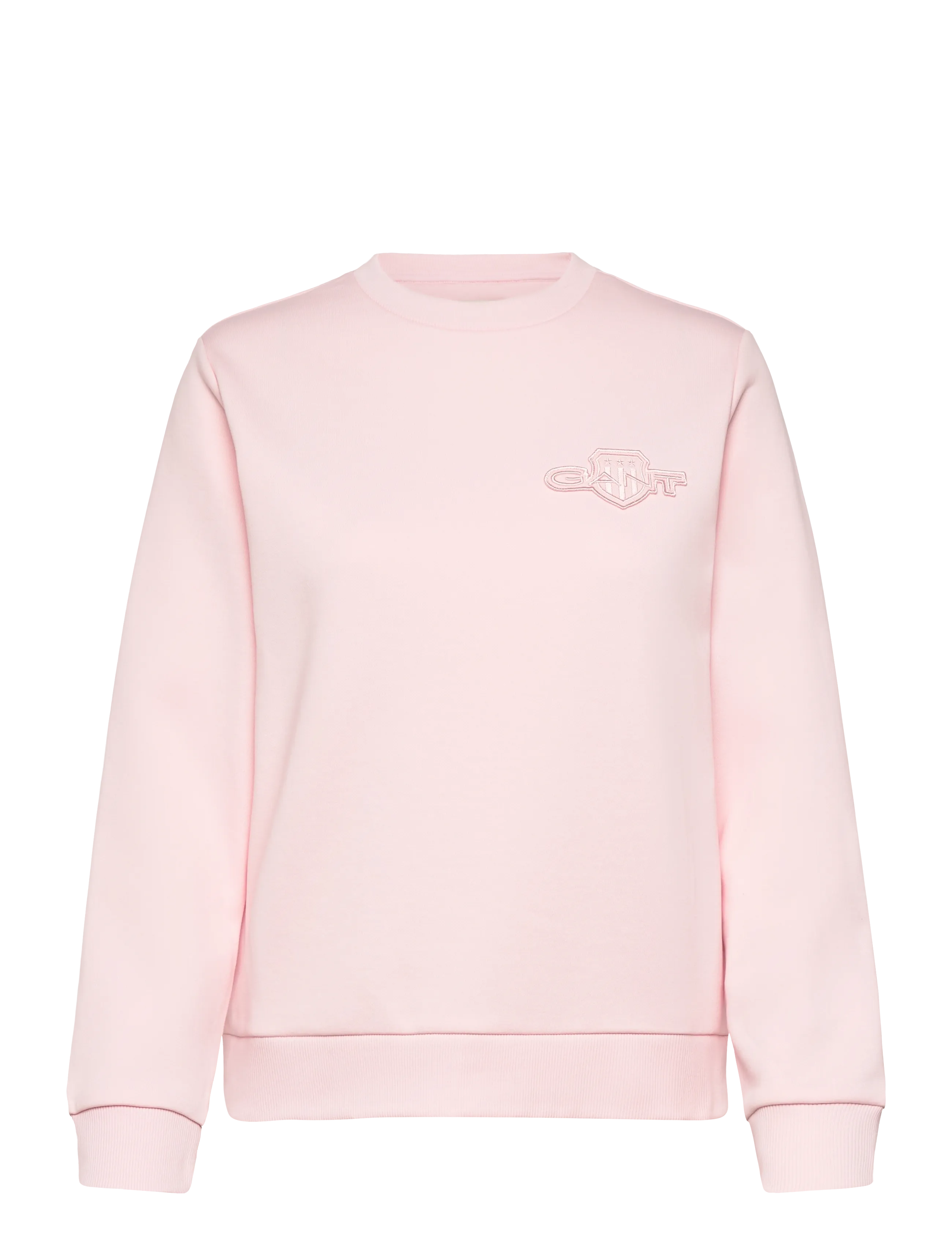 Gant REG TONAL SHIELD C-NECK SWEAT - Nyheder - SALMON / pink/rose