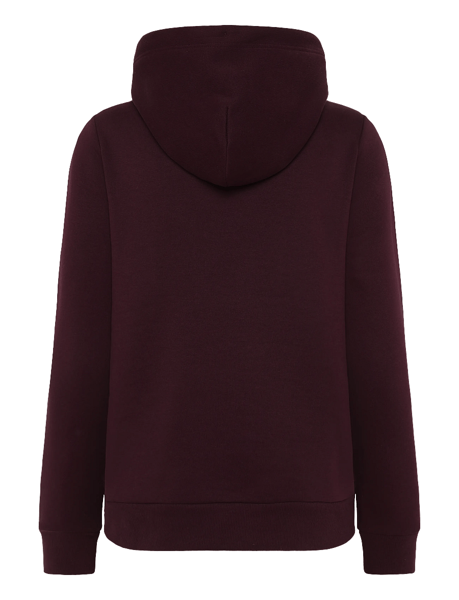 Gant - REG TONAL SHIELD HOODIE - hoodies - darkened wine - 2