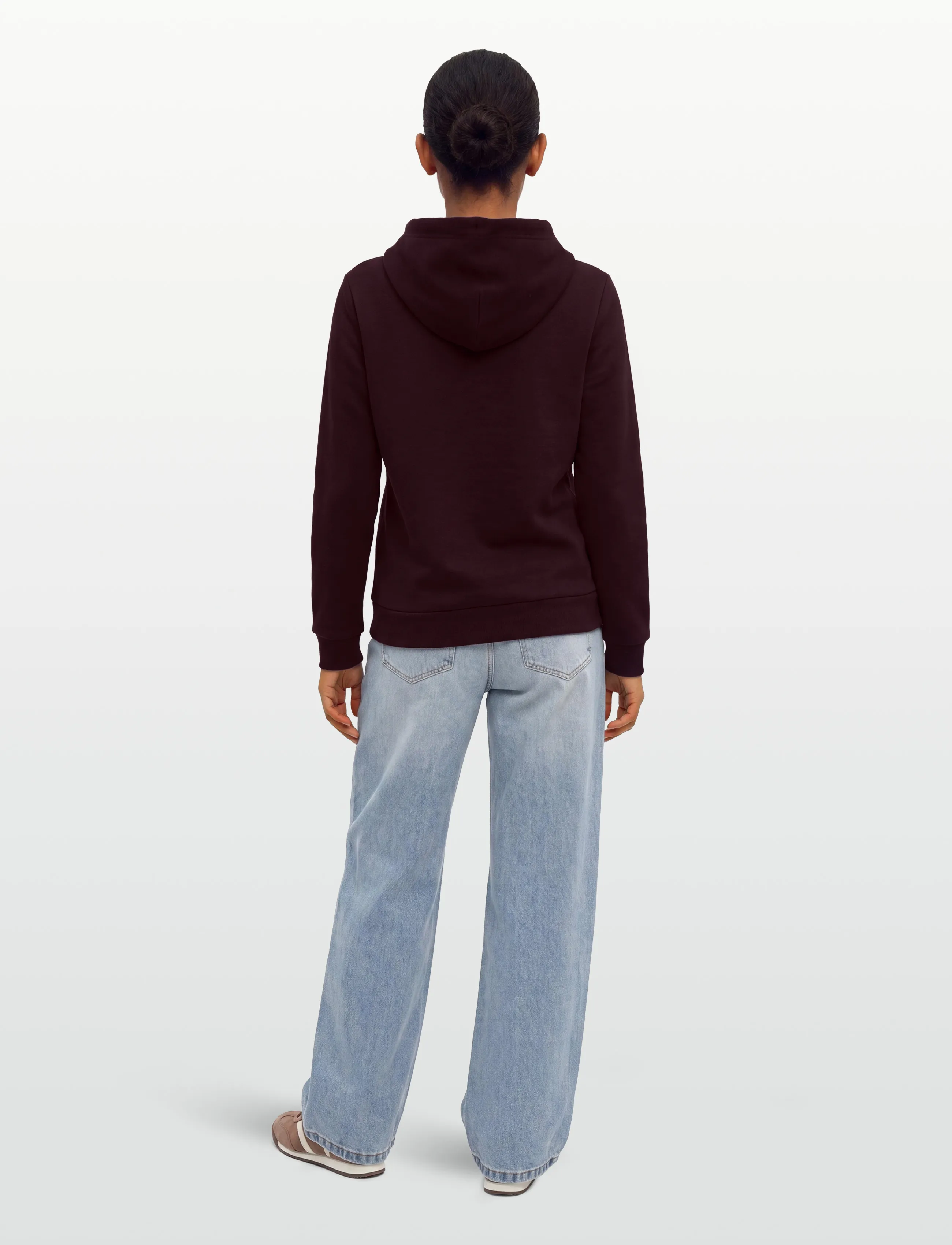 Gant - REG TONAL SHIELD HOODIE - hoodies - darkened wine - 4