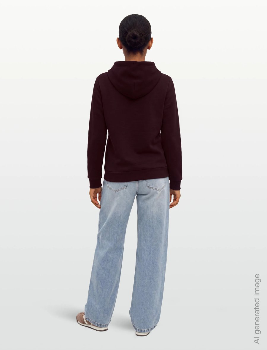 Gant - REG TONAL SHIELD HOODIE - hoodies - darkened wine - 4
