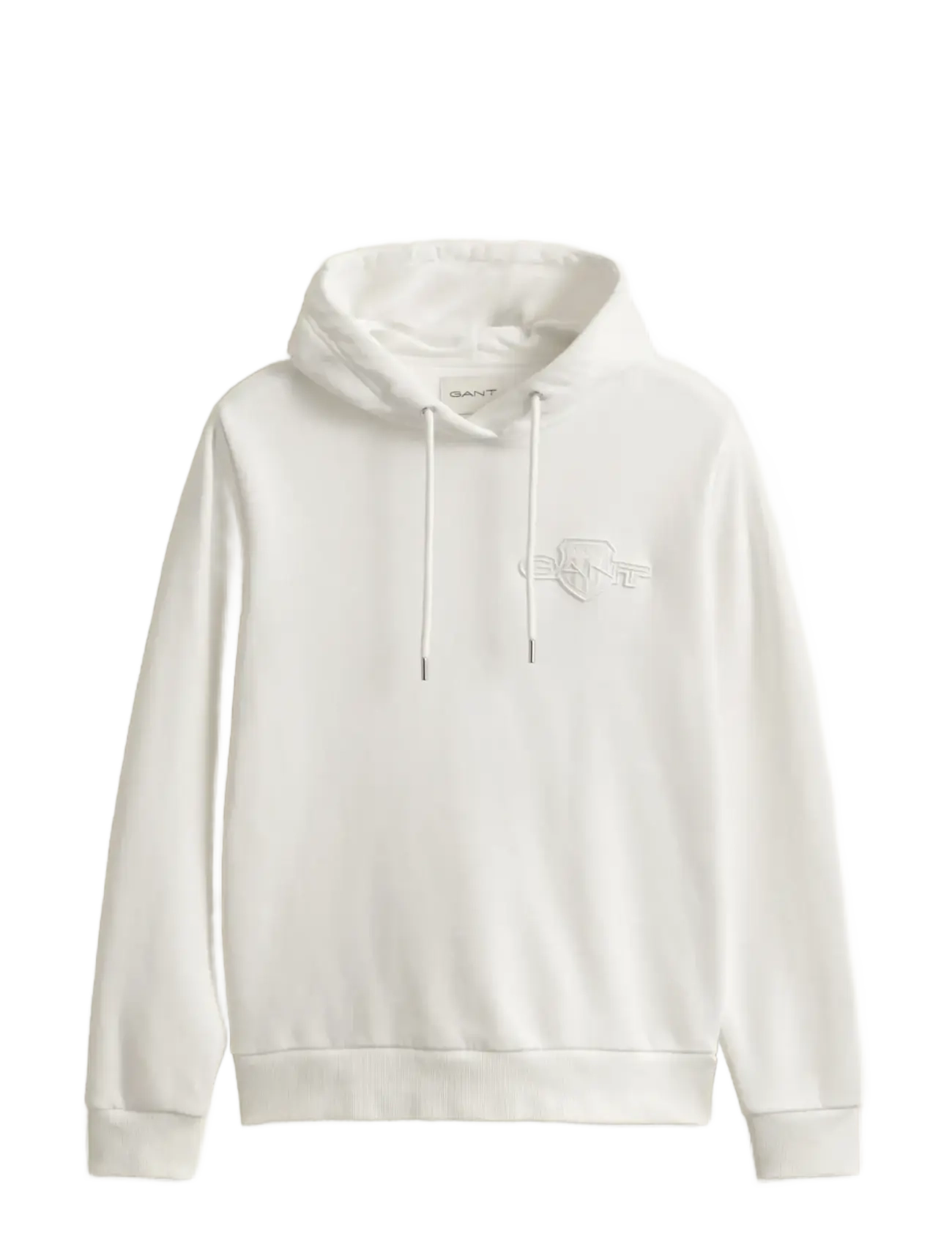 GANT Reg Tonal Shield Hoodie Weiß - L - Damen