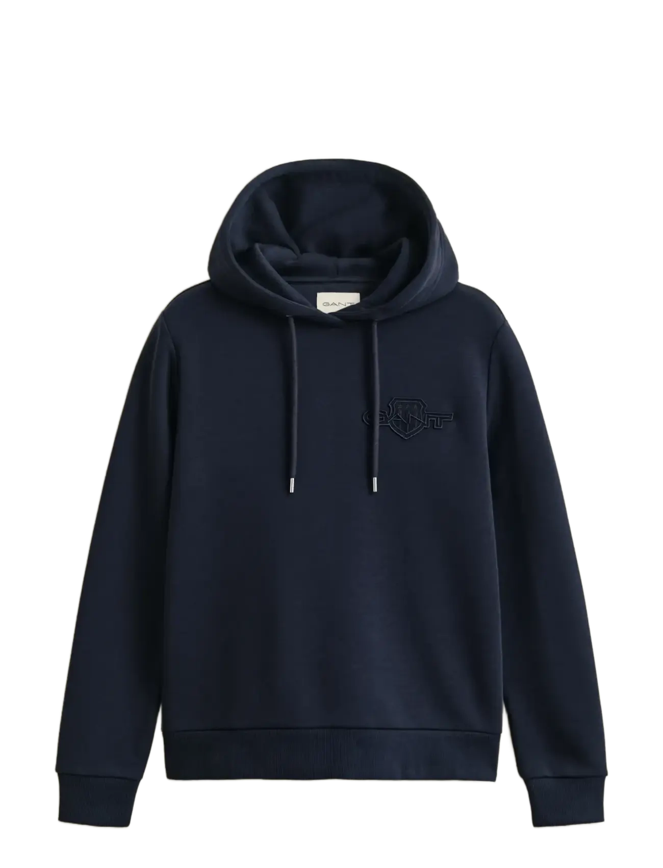 GANT Reg Tonal Shield Hoodie Navy - S - Damen