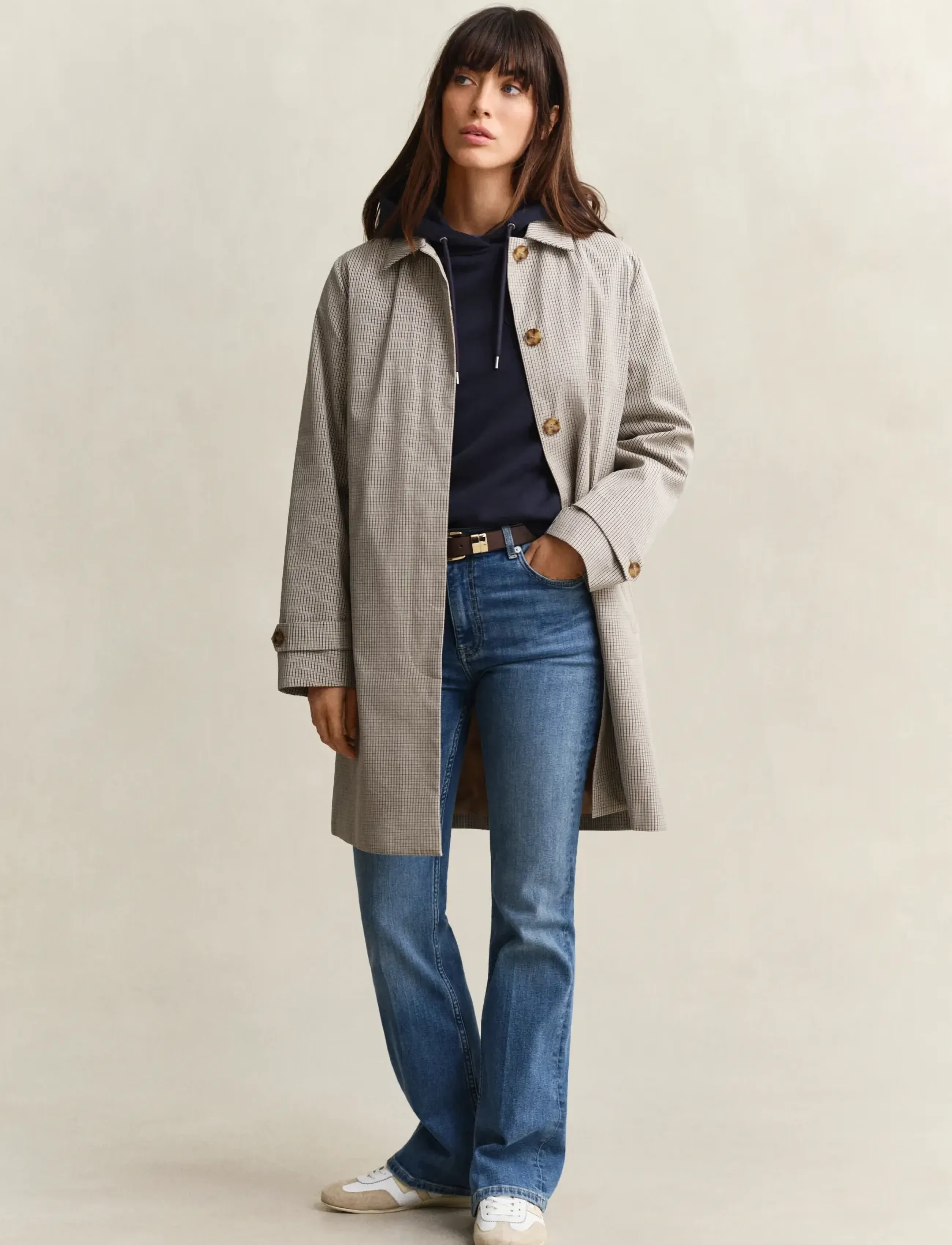 Gant - REG TONAL SHIELD HOODIE - hættetrøjer - evening blue - 4
