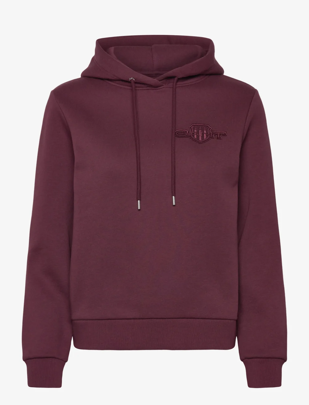 GANT - REG TONAL SHIELD HOODIE - kapuzenpullover - plum wine - 0