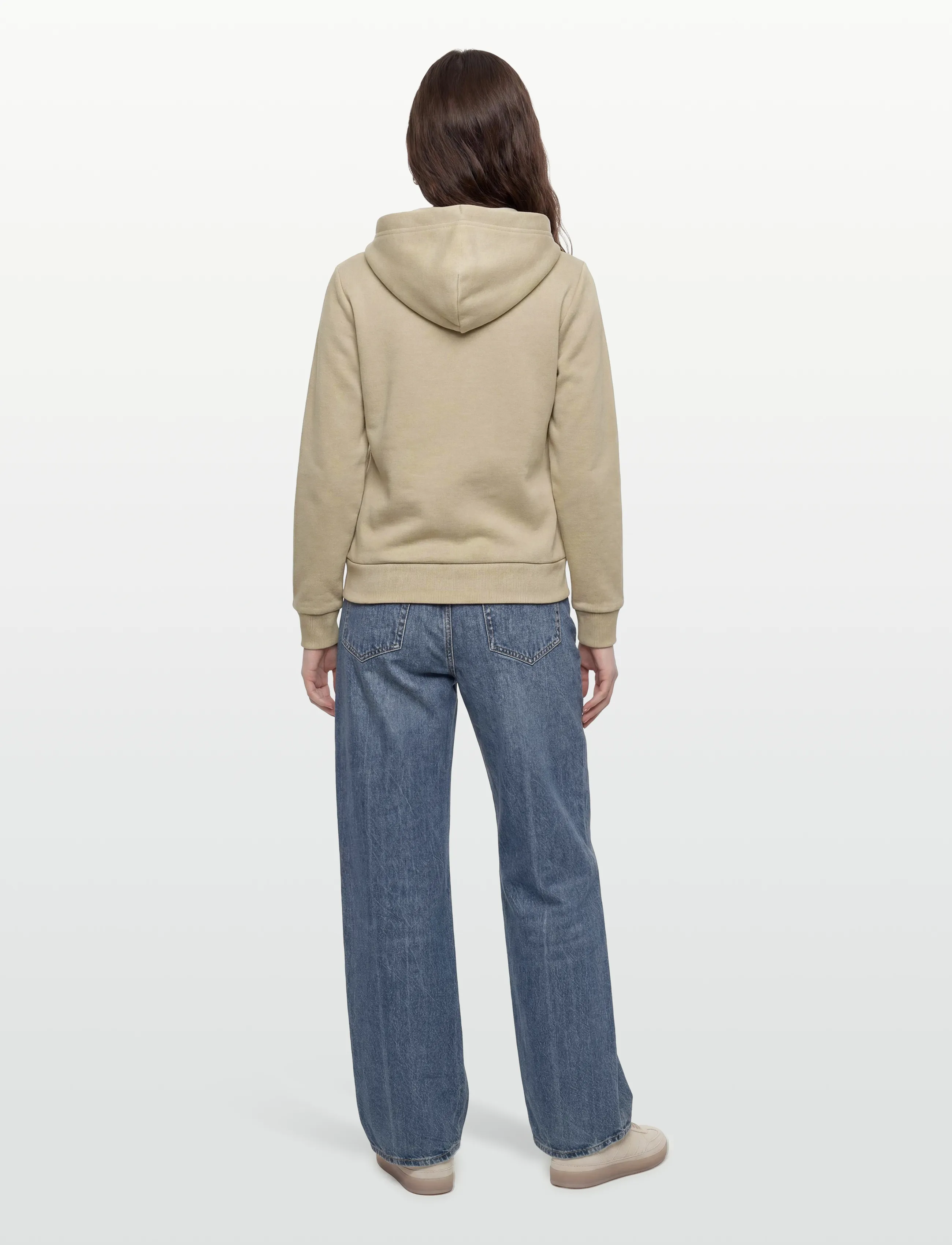Gant - REG TONAL SHIELD ZIP HOODIE - hættetrøjer - country beige - 4