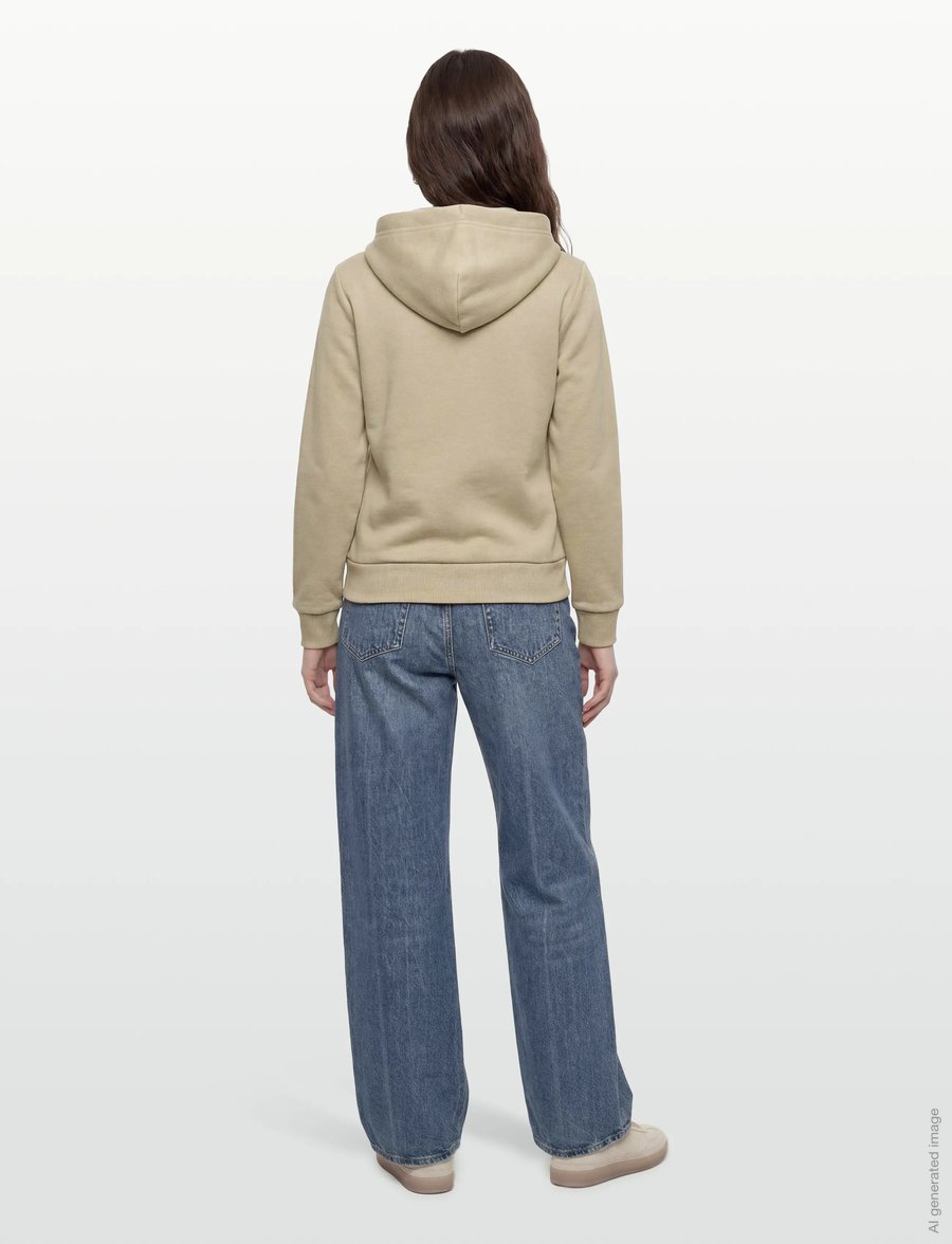 Gant - REG TONAL SHIELD ZIP HOODIE - kapuzenpullover - country beige - 4