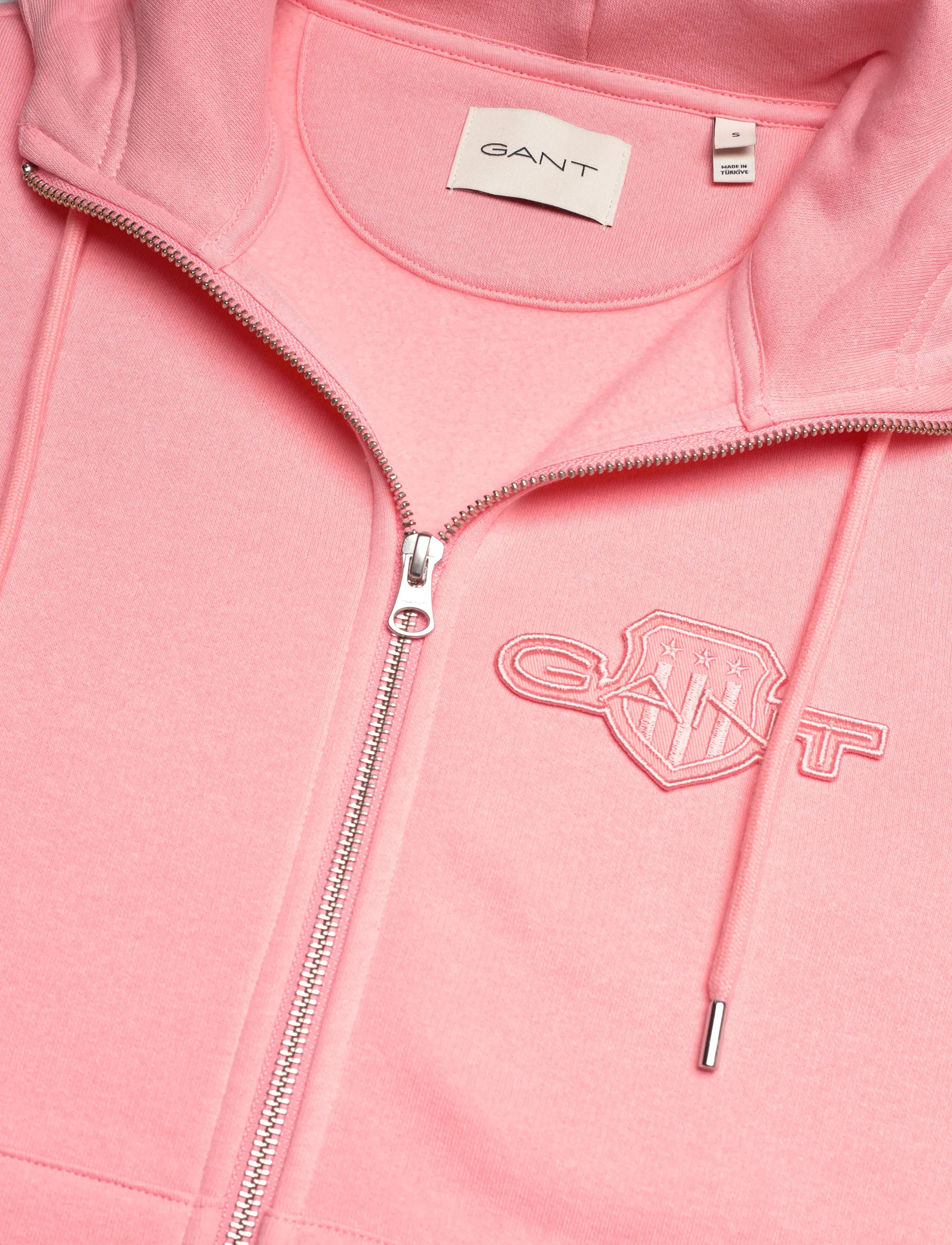 Gant - REG TONAL SHIELD ZIP HOODIE - kapuzenpullover - lilly pink - 5