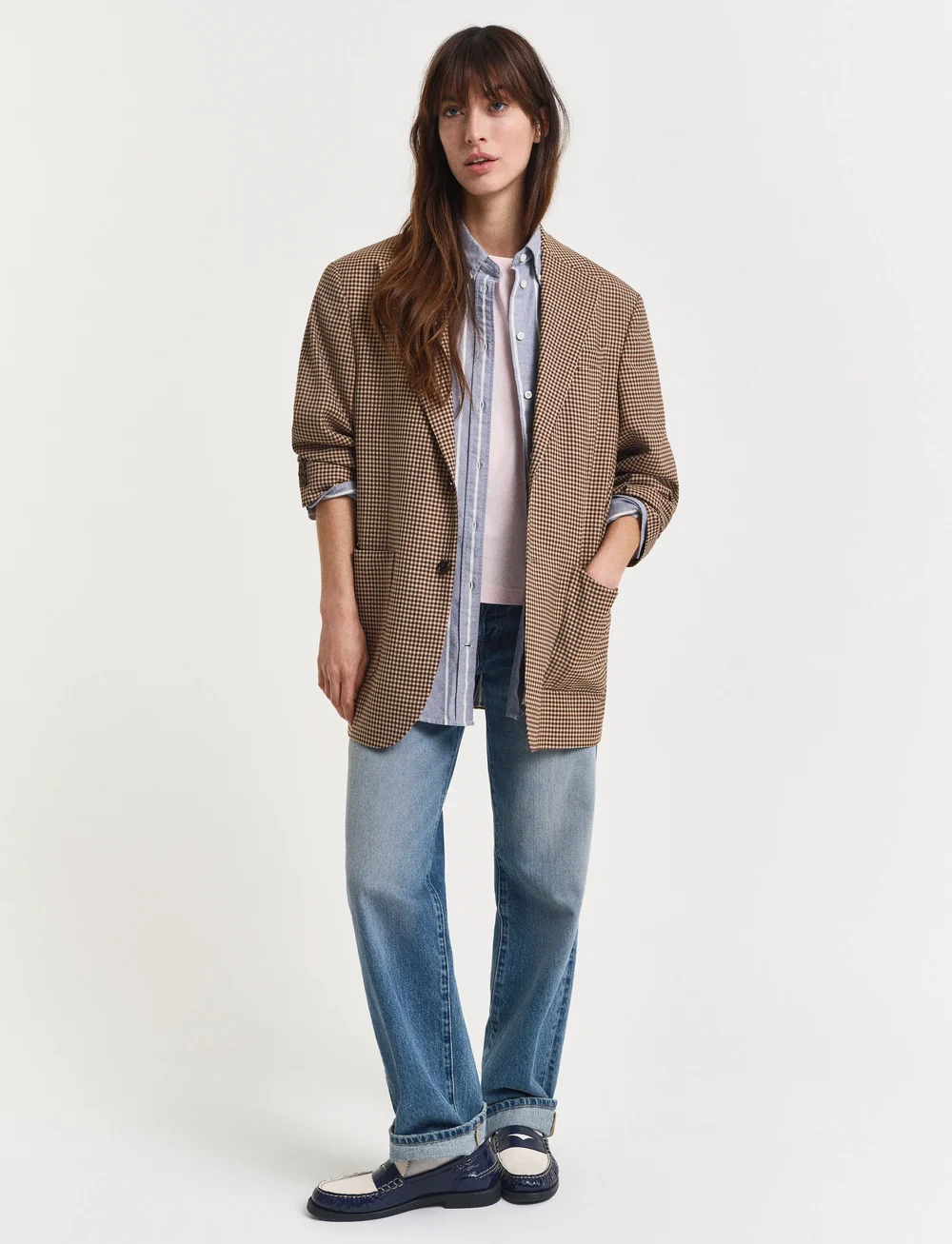 GANT - REG TONAL SHIELD SS T-SHIRT - t-shirts - salmon - 5