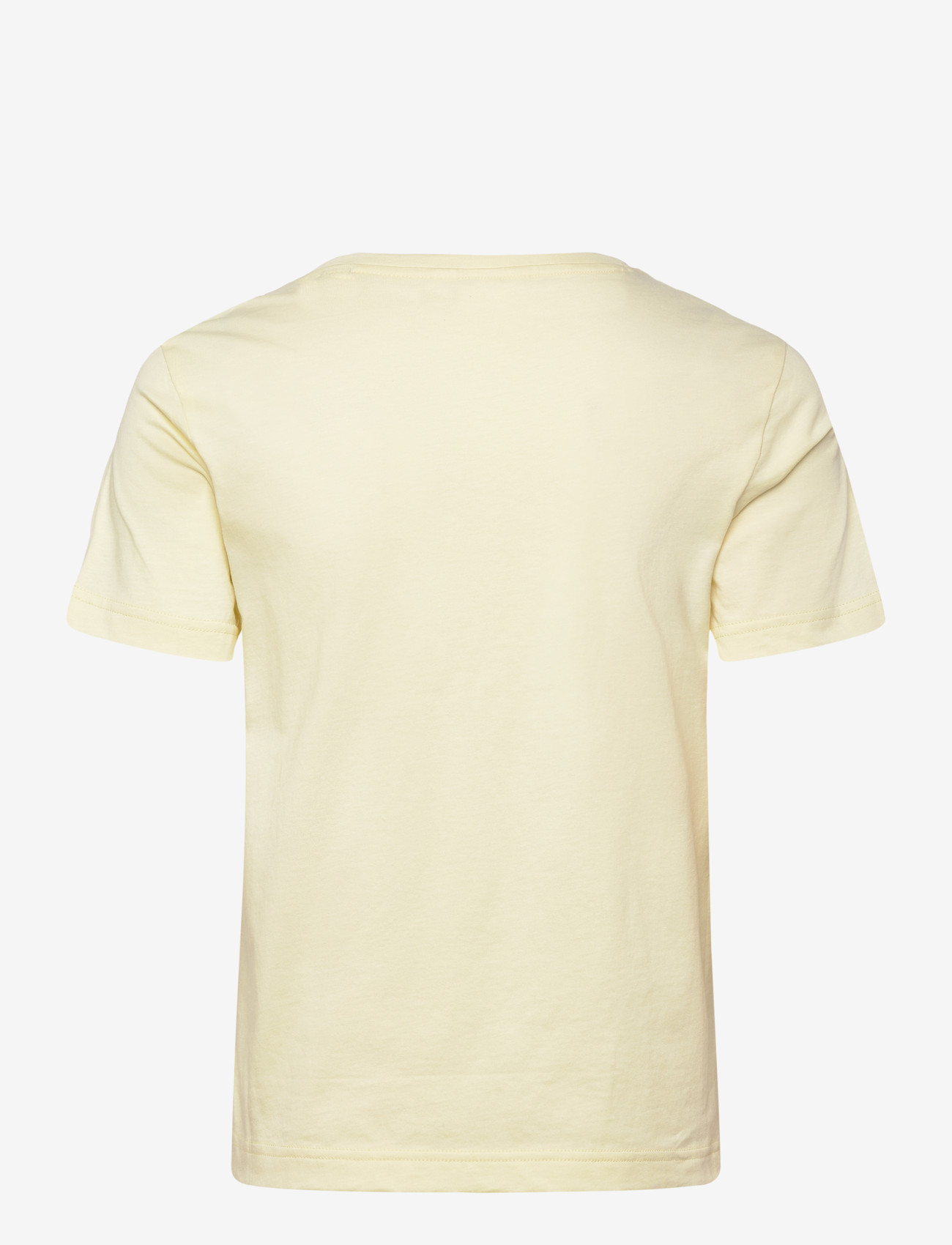 GANT - REG TONAL SHIELD SS T-SHIRT - t-shirts - vanilla yellow - 2