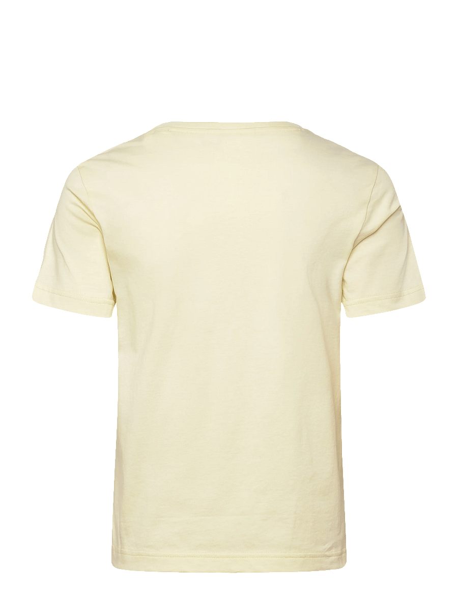 Gant - REG TONAL SHIELD SS T-SHIRT - t-shirts - vanilla yellow - 2
