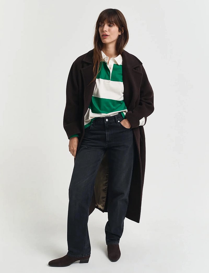 GANT - STRIPED COTTON HEAVY RUGGER - modetrends - bold green - 3