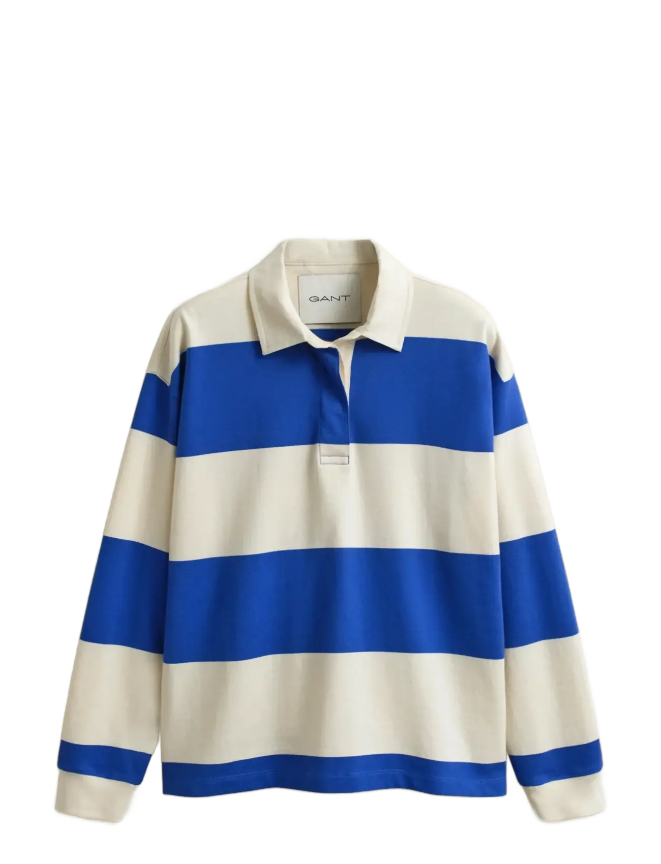GANT STRIPED COTTON HEAVY RUGGER - Sweatshirts - ROYAL BLUE / blue