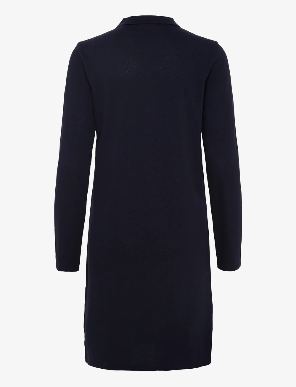 GANT - REG LS PIQUE POLO DRESS - hemdkleider - evening blue - 1