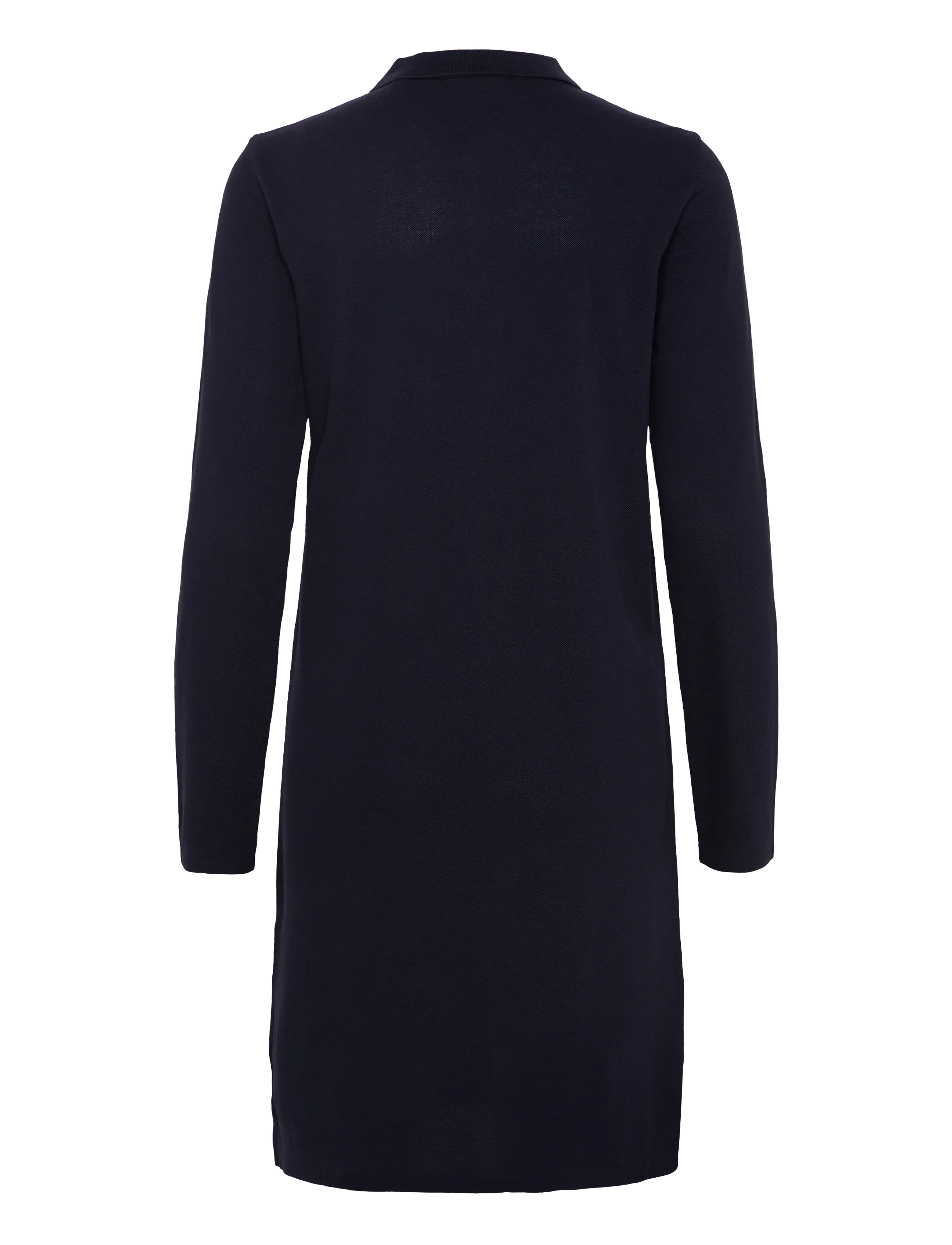 GANT - REG LS PIQUE POLO DRESS - evening blue - 1