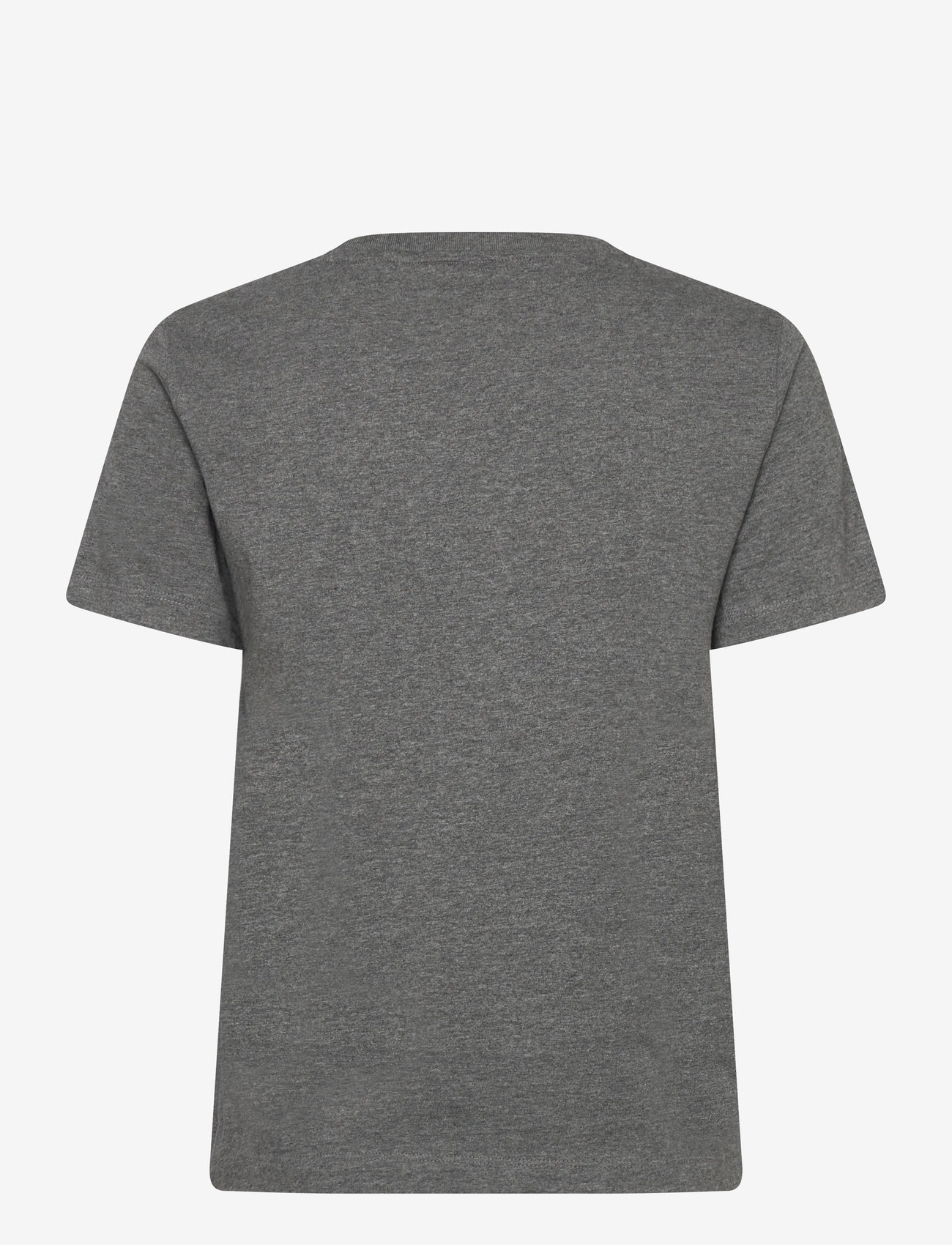 GANT - REG G BADGE SS T-SHIRT - t-shirts - charcoal melange - 1