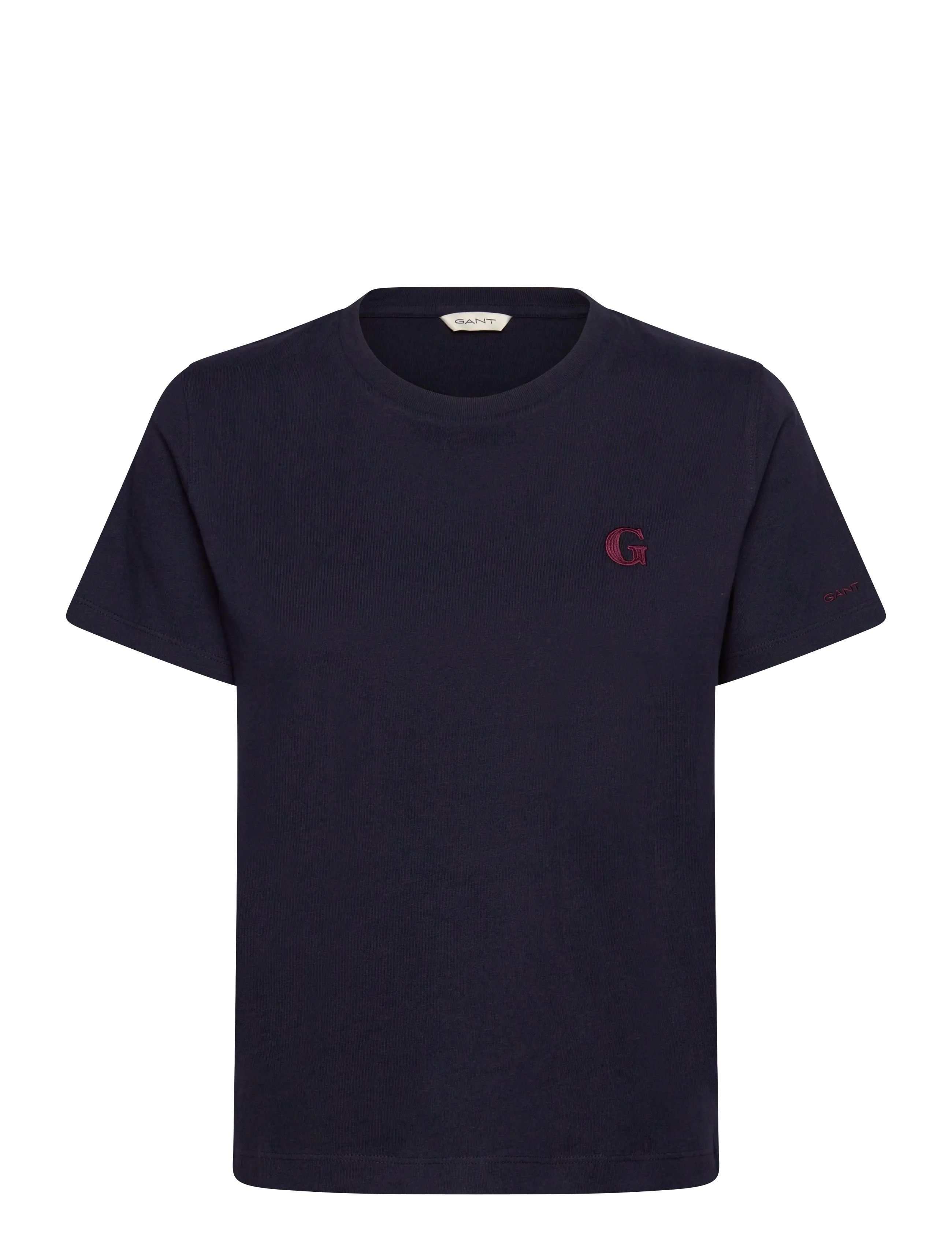 Gant - REG G BADGE SS T-SHIRT - t-shirts - evening blue - 0