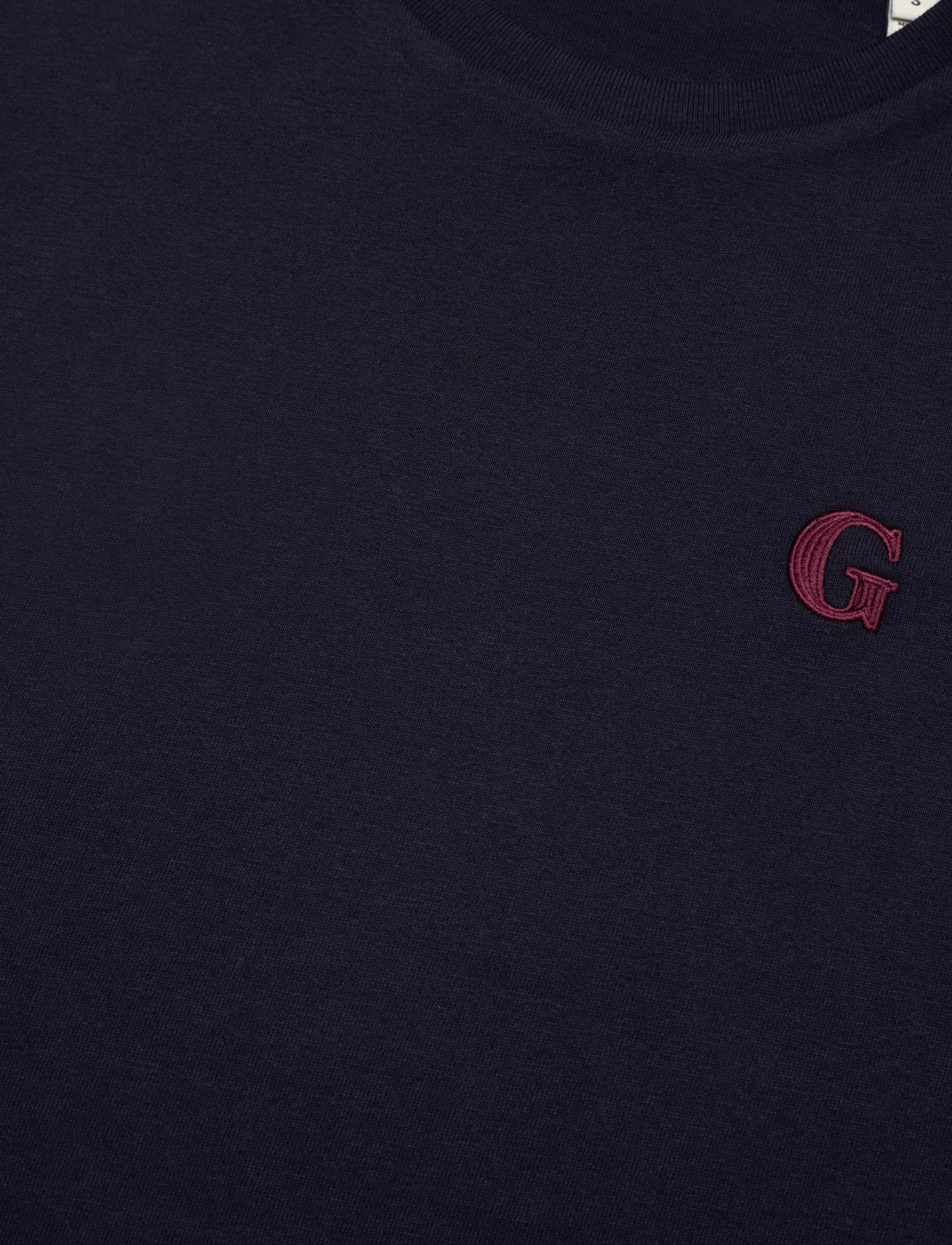 Gant - REG G BADGE SS T-SHIRT - t-shirts - evening blue - 2