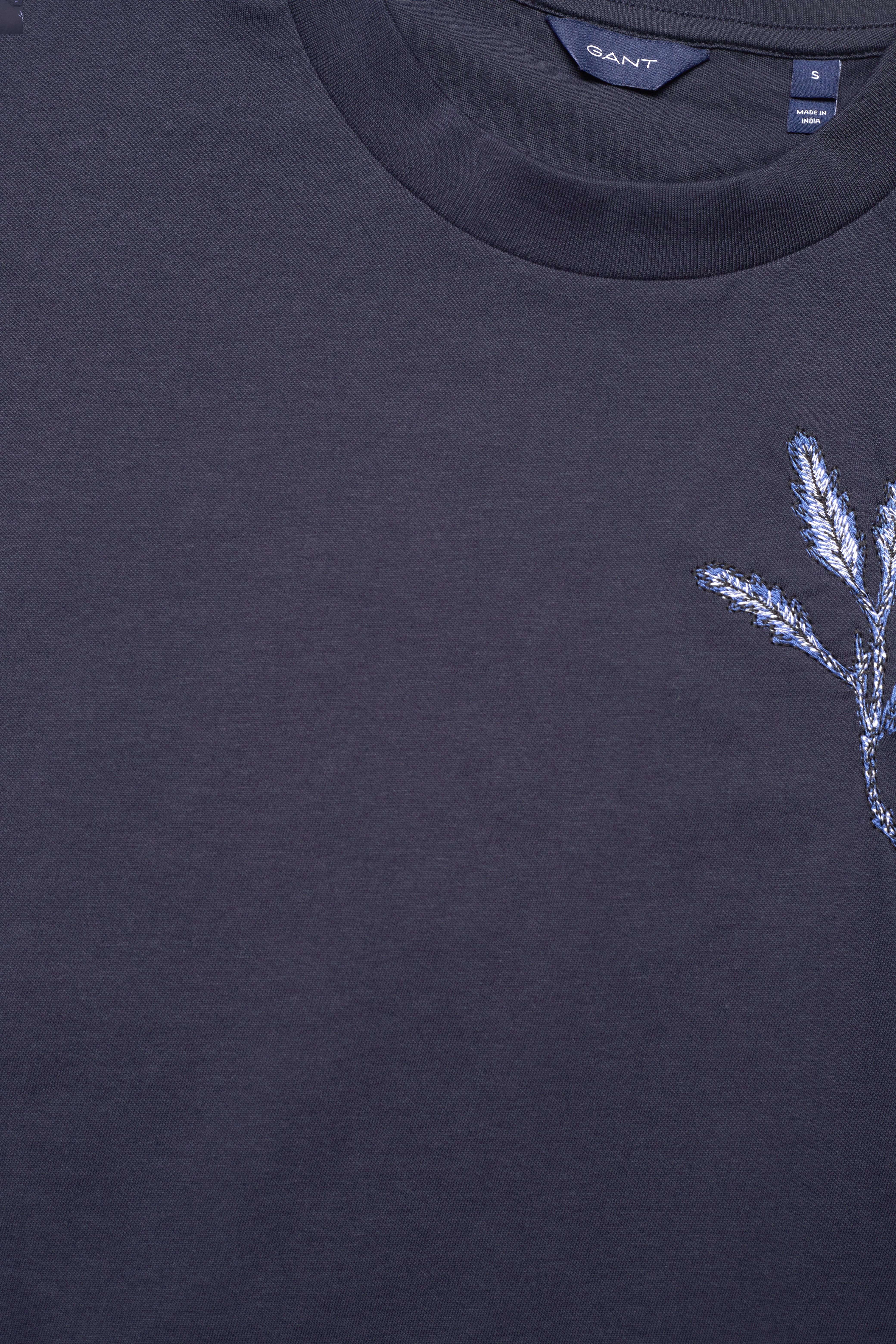 GANT - D2. FLOWER SS T-SHIRT - evening blue - 2