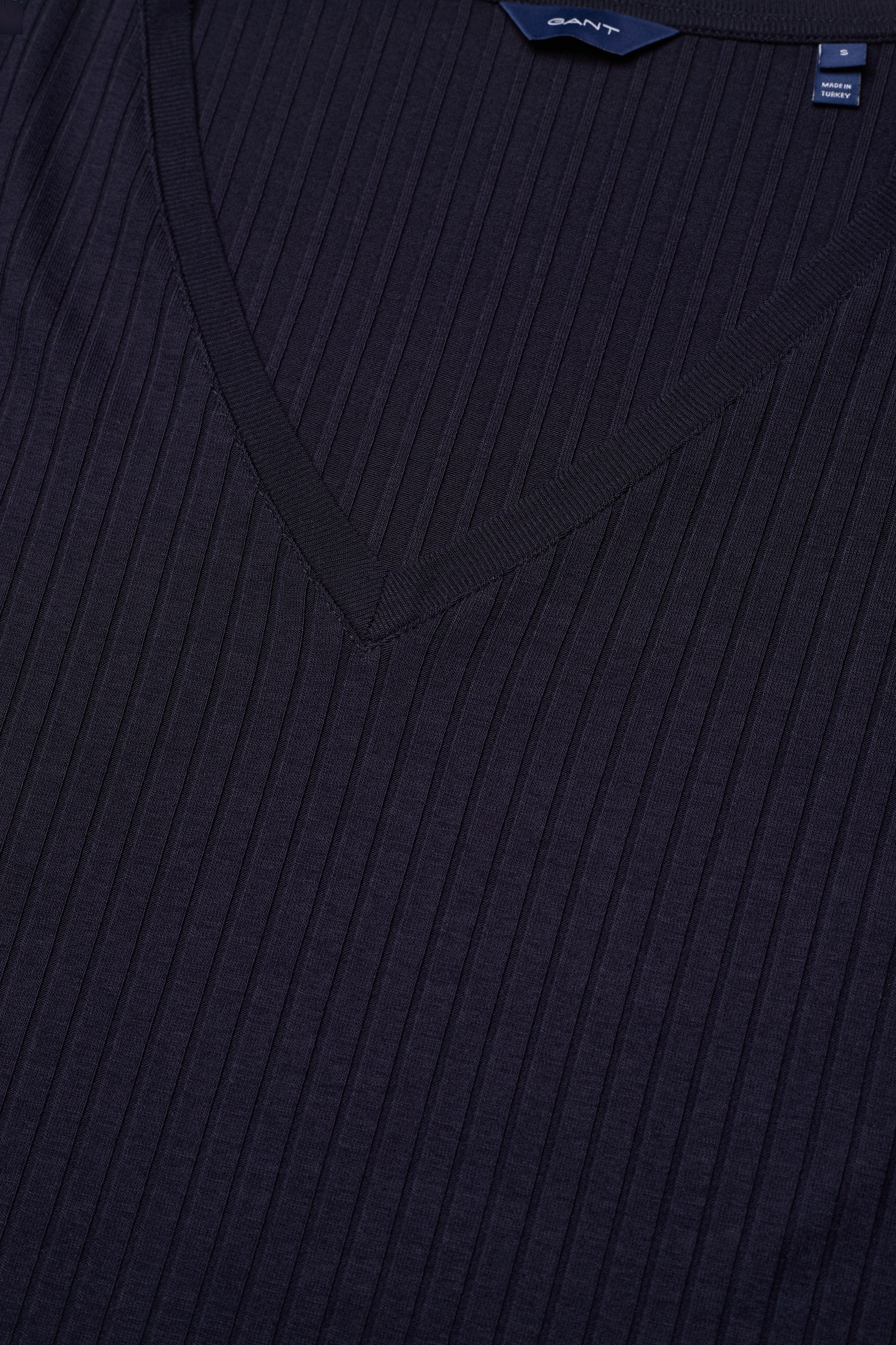 GANT - D1. DETAIL SLIT JERSEY DRESS - evening blue - 2