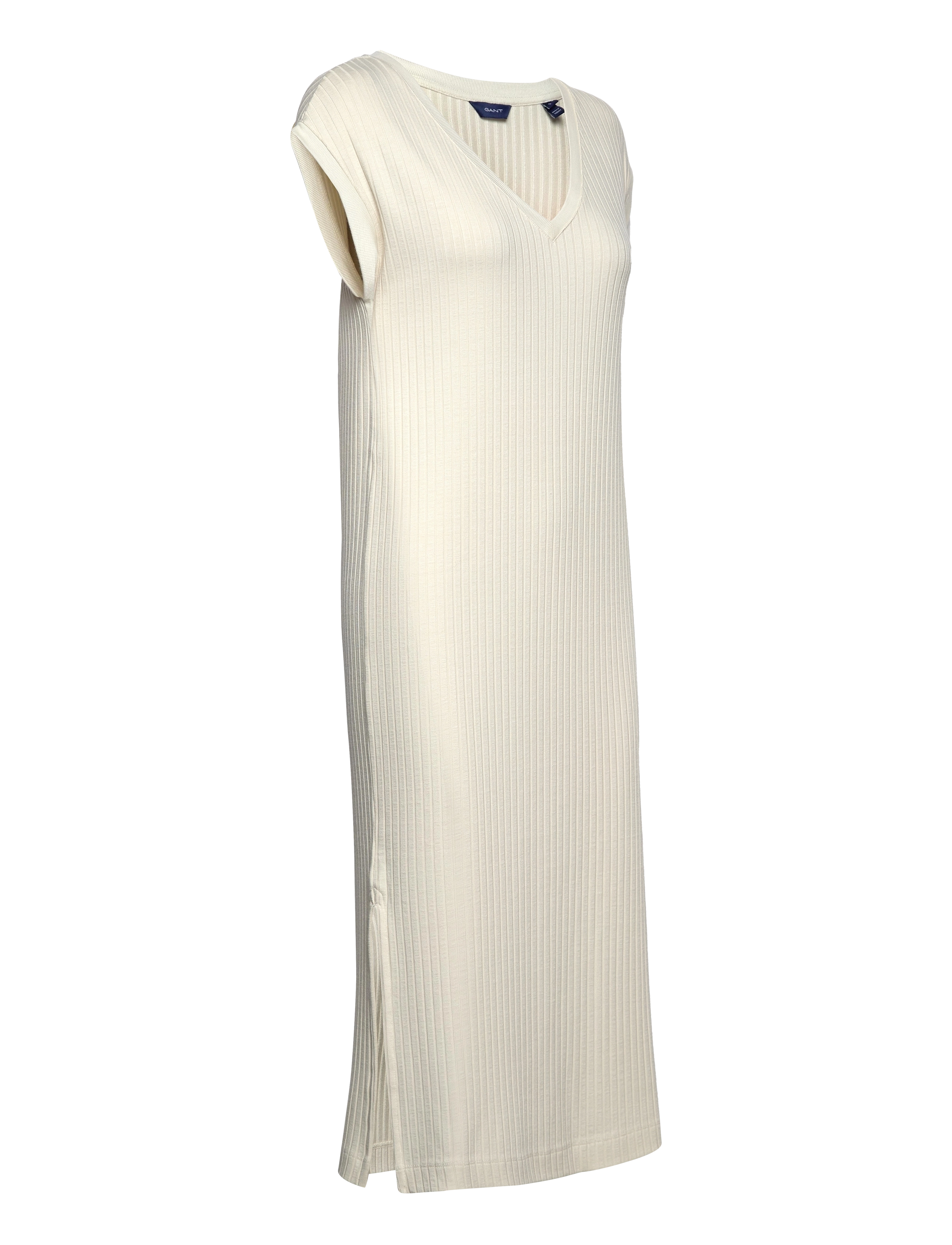 GANT - D1. DETAIL SLIT JERSEY DRESS - linen - 2