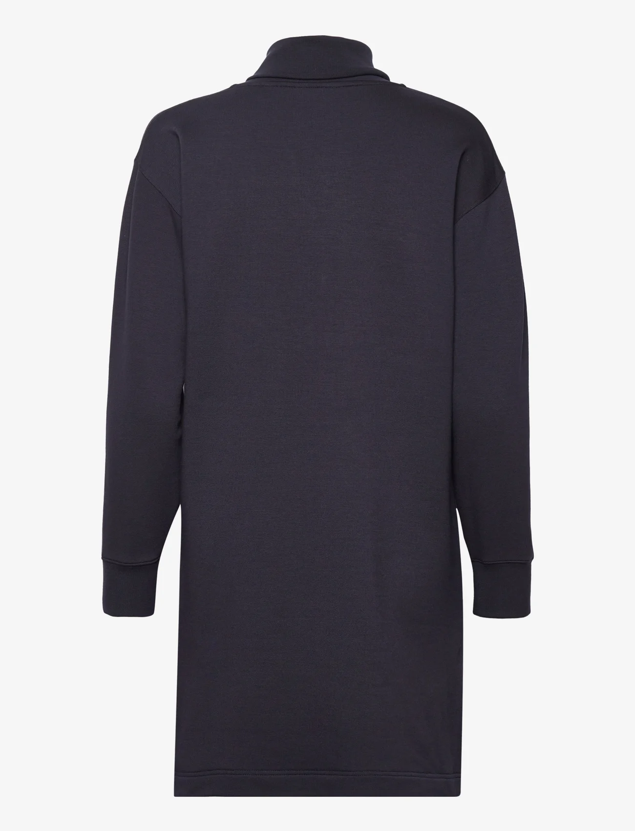 GANT - D1. HALF ZIP SWEAT DRESS - džemperio tipo suknelės - evening blue - 1