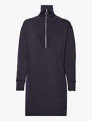 GANT - D1. HALF ZIP SWEAT DRESS - džemperio tipo suknelės - evening blue - 2