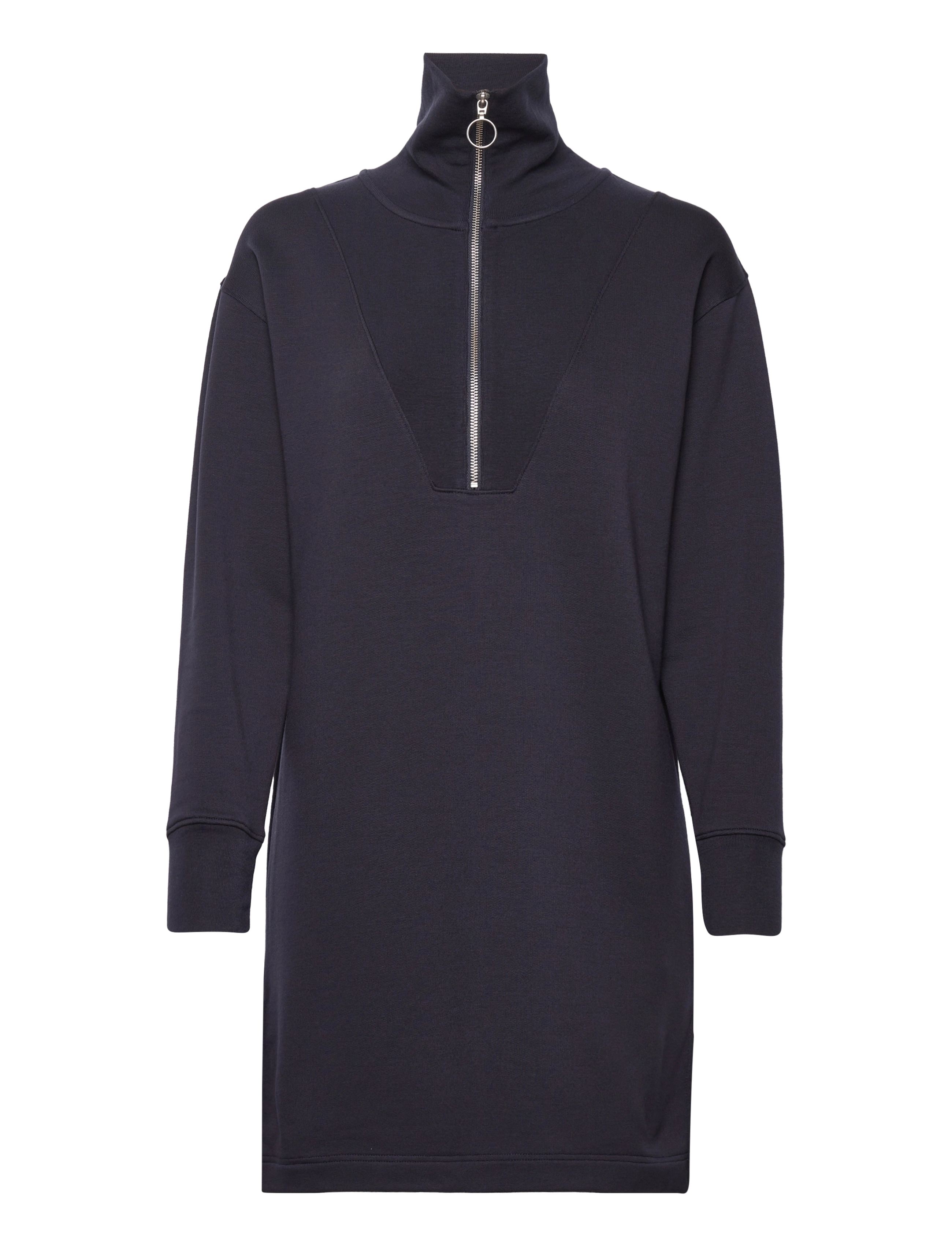 GANT - D1. HALF ZIP SWEAT DRESS - evening blue - 2