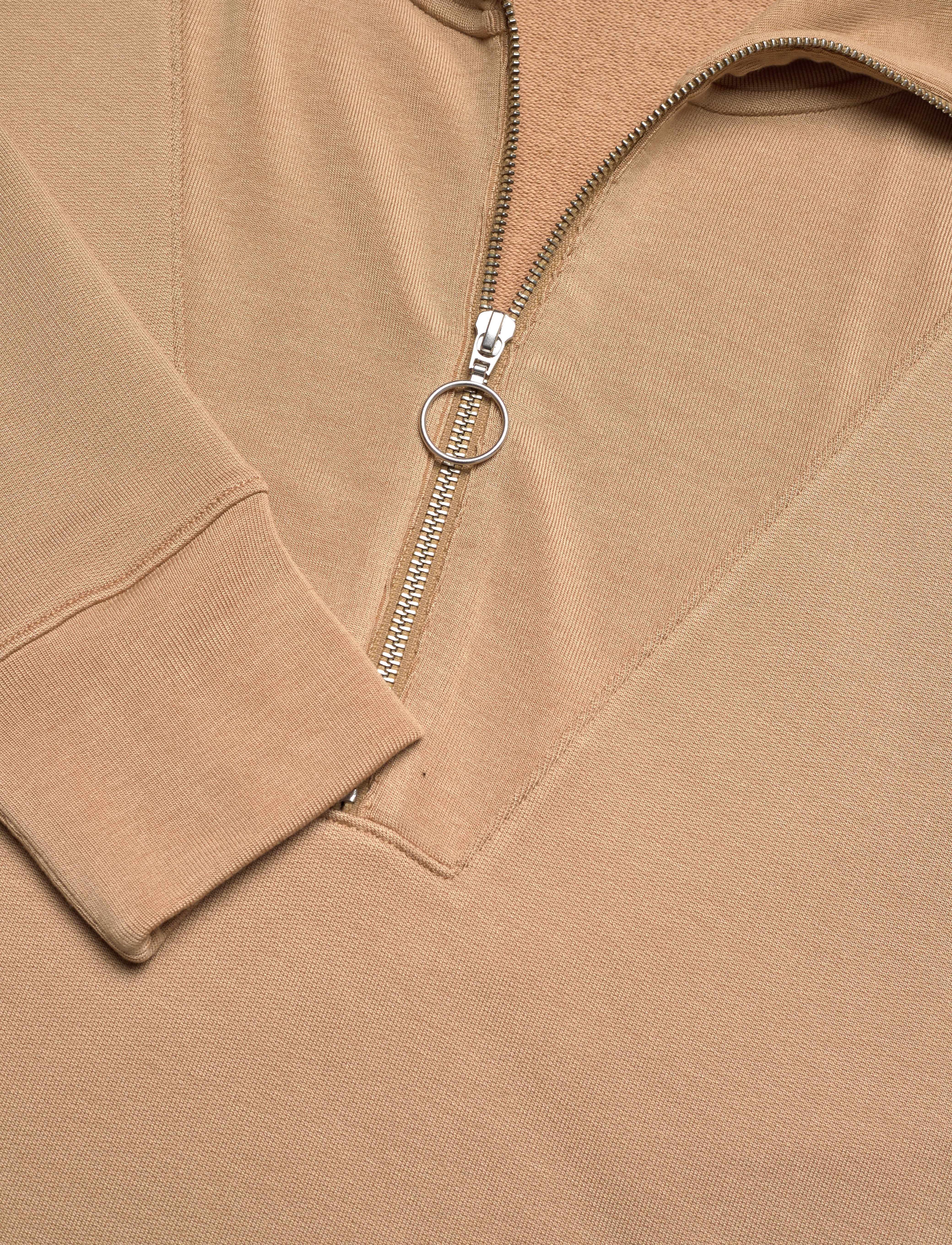 GANT - D1. HALF ZIP SWEAT DRESS - warm khaki - 2