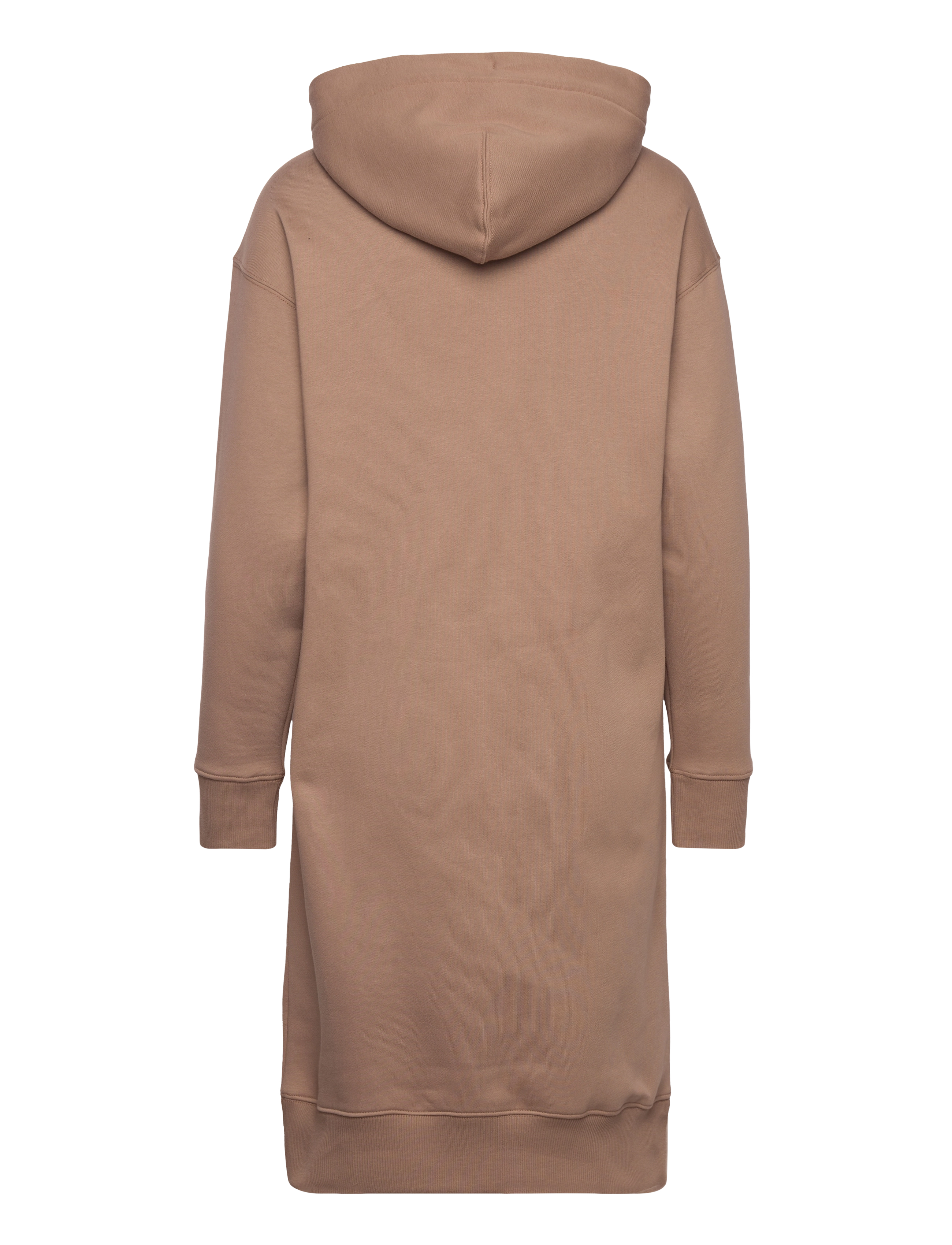 GANT - ICON G ESSENTIAL HOODIE DRESS - mole brown - 1